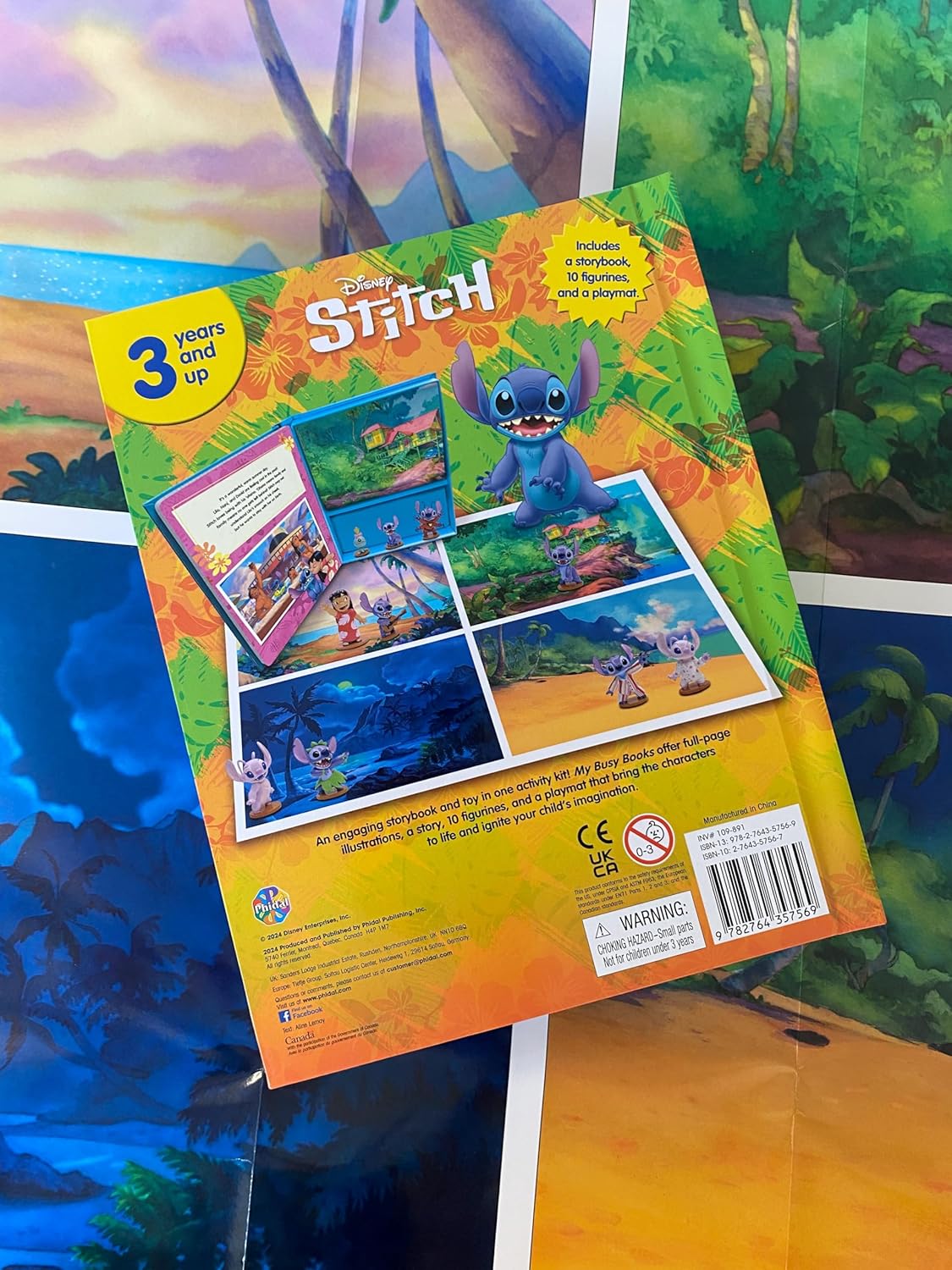 Phidal - Stitch figuur speelgoed Engels activiteit- en verhalenschrift