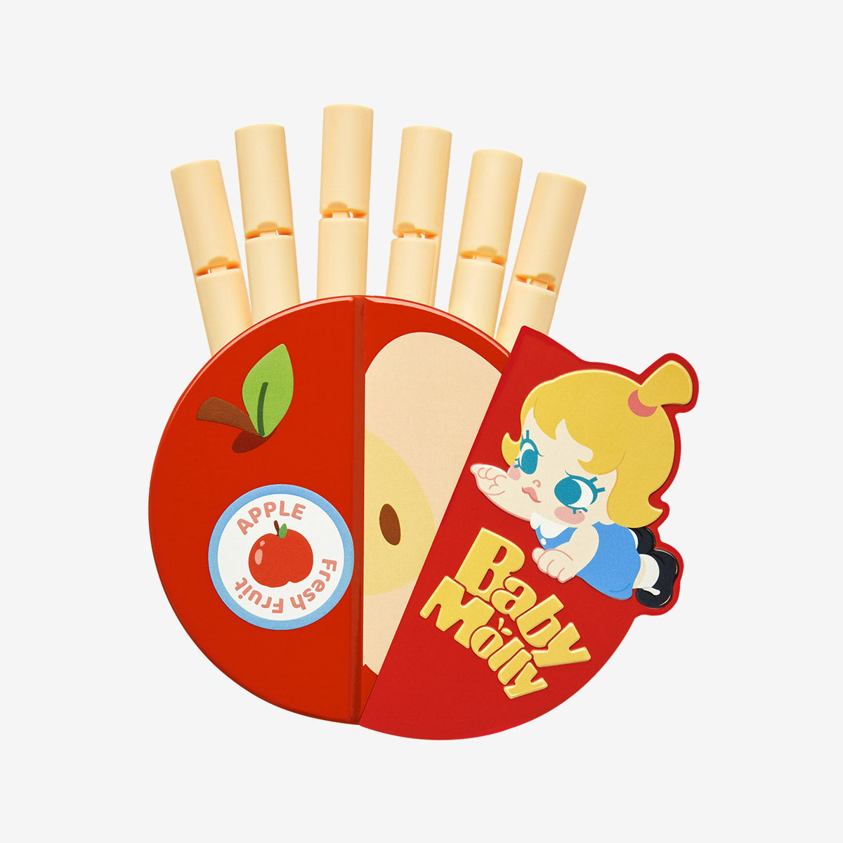 Pop Mart - Originele Baby Molly Fruitige Geur Serie Magnetisch Gesloten Opbergdoos Set