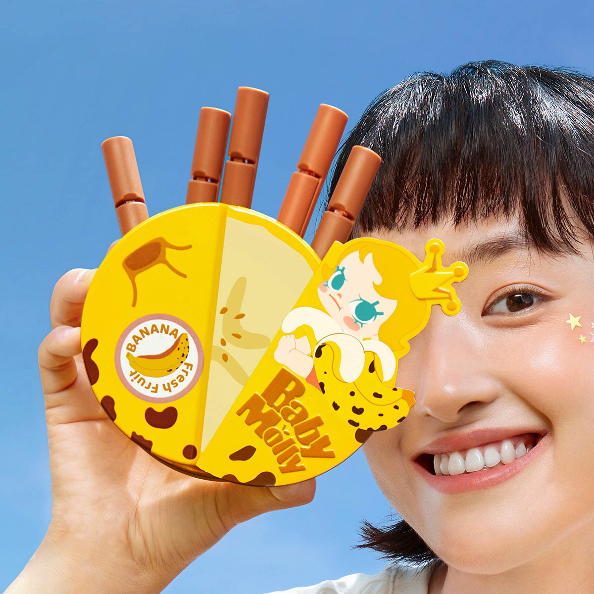 Pop Mart - Originele Baby Molly Fruitige Geur Serie Magnetisch Gesloten Opbergdoos Set