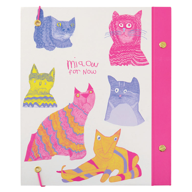 Portico Designs - Arthouse Unlimited Miaow A5 Stevige Omslag Dagboek