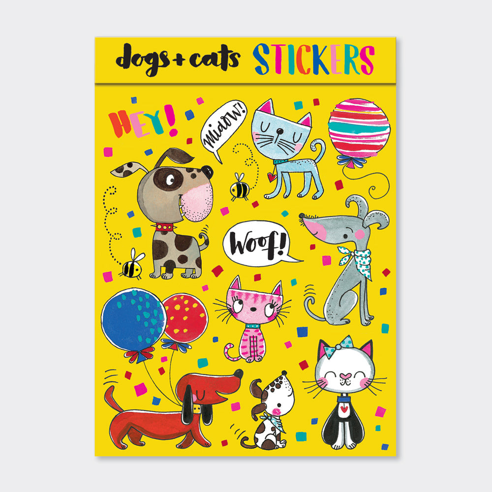 Rachel Ellen - Cats & Dogs Sticker Uitknipboeken