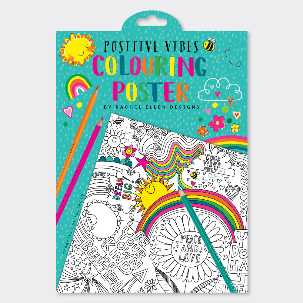 Rachel Ellen - Positive Vibes Dev Kleurplaten Posters