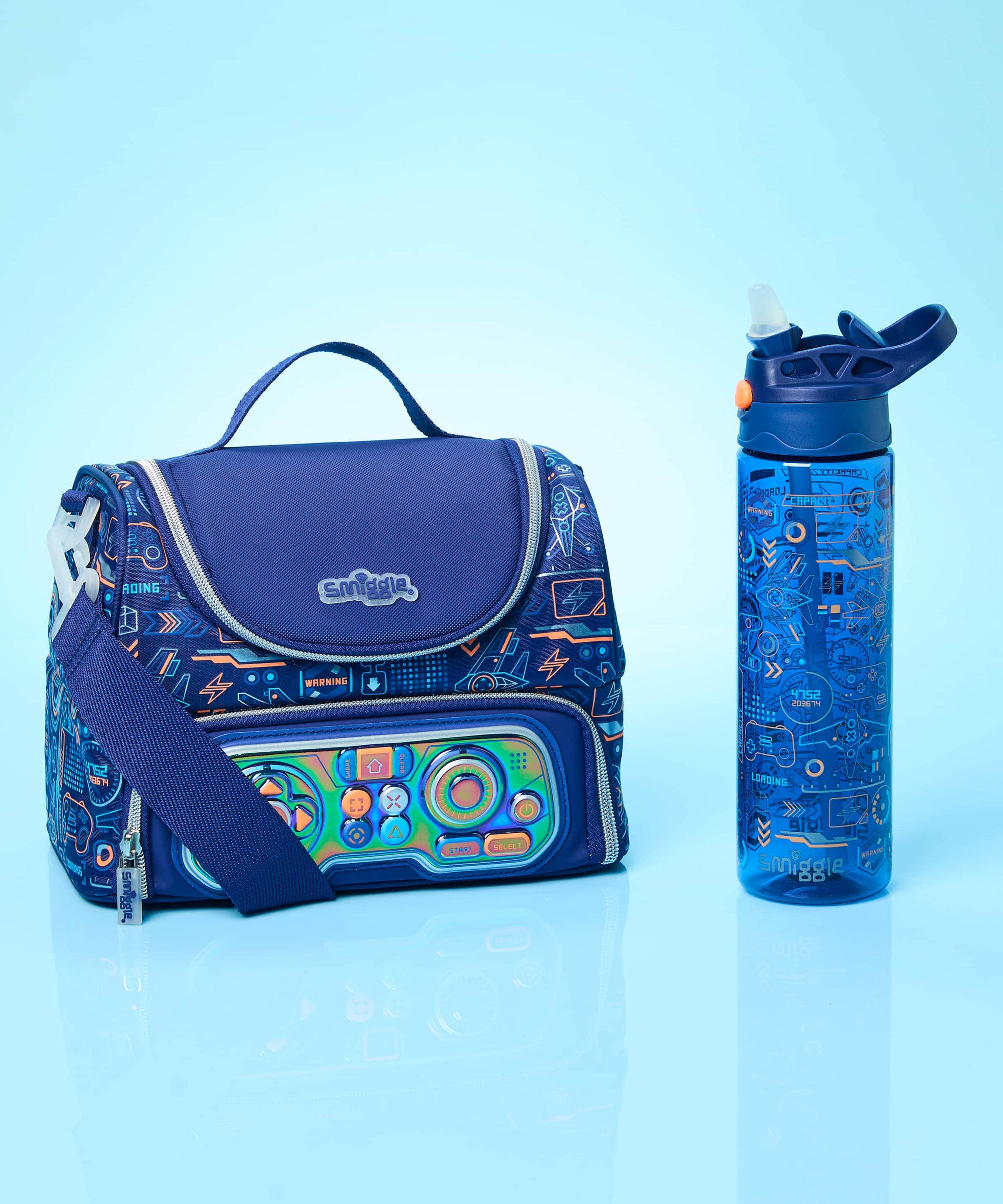 Smiggle - Beta Dubbel Laags Lunchzak met Handvat