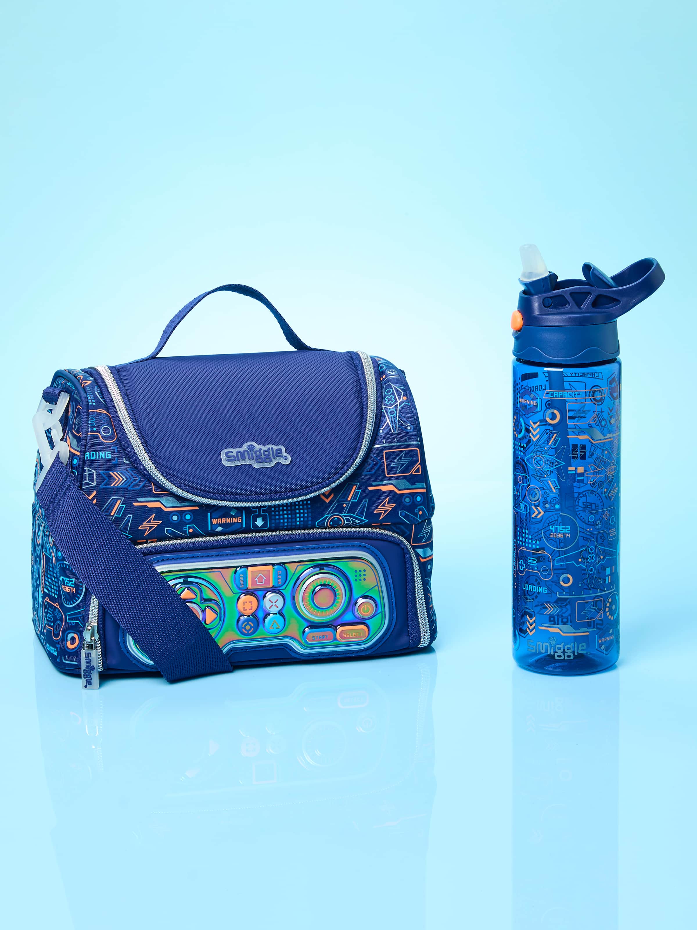 Smiggle - Beta Dubbel Laags Lunchzak met Handvat