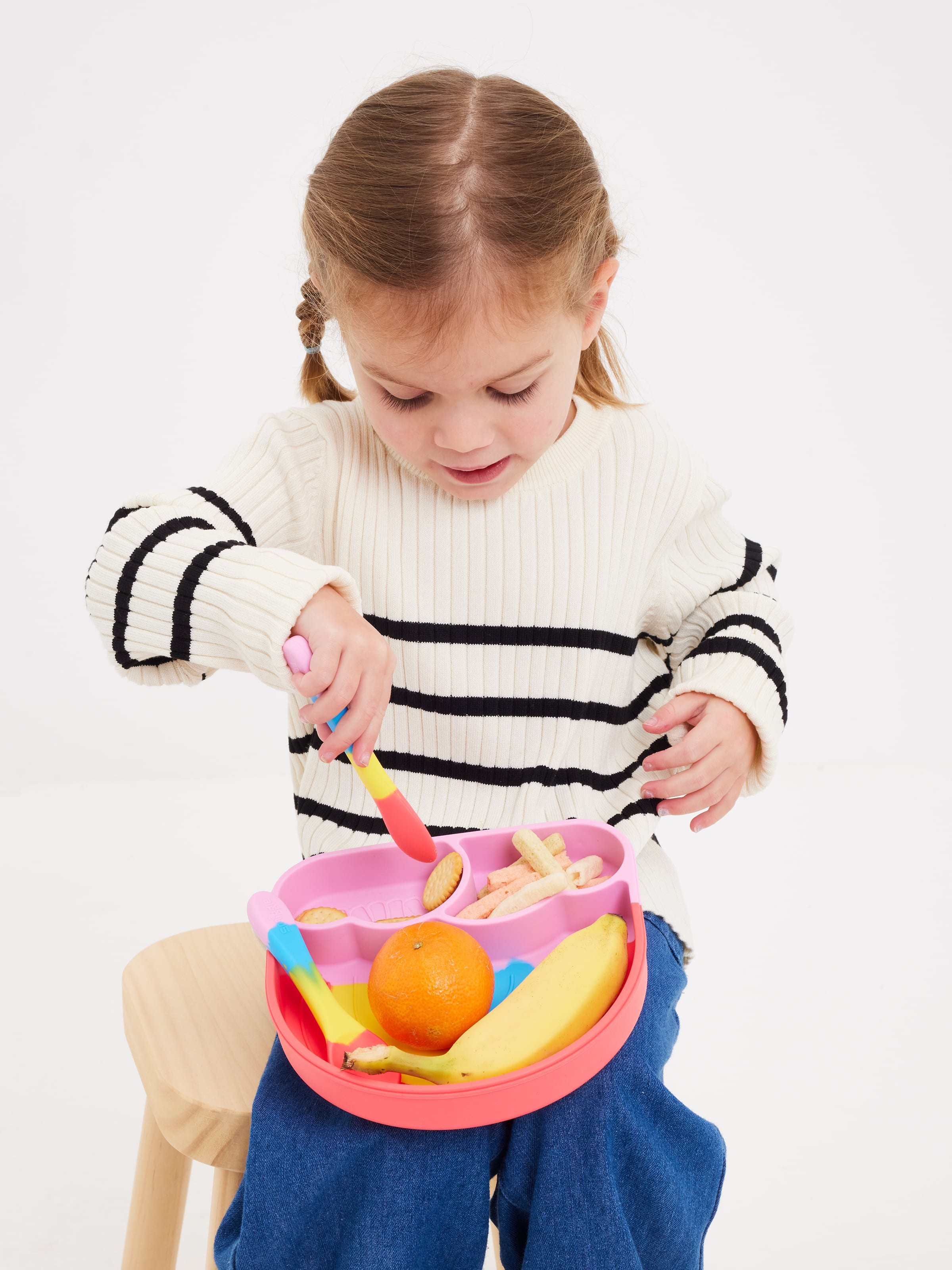 Smiggle - Big Dream Siliconen Eetbord Set