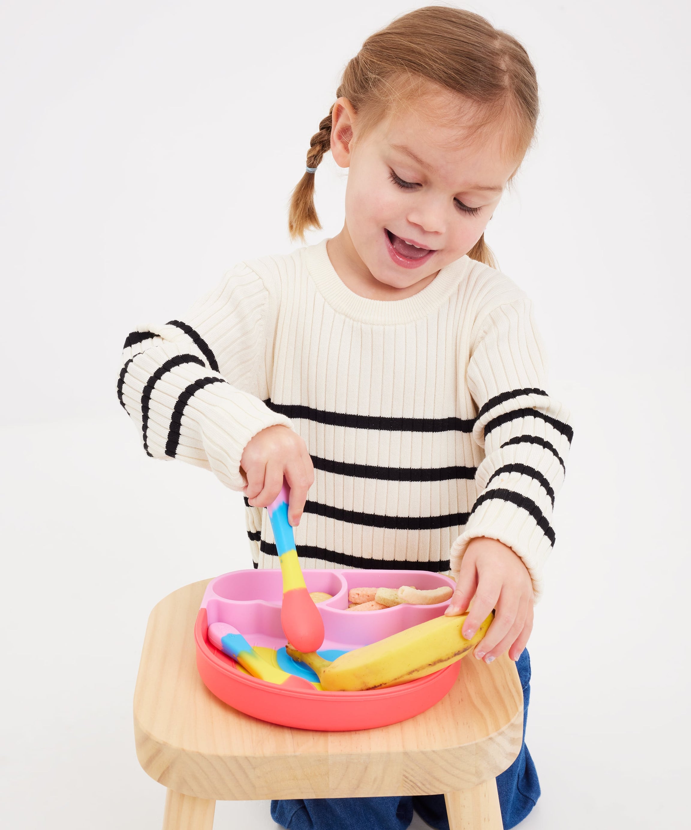 Smiggle - Big Dream Siliconen Eetbord Set