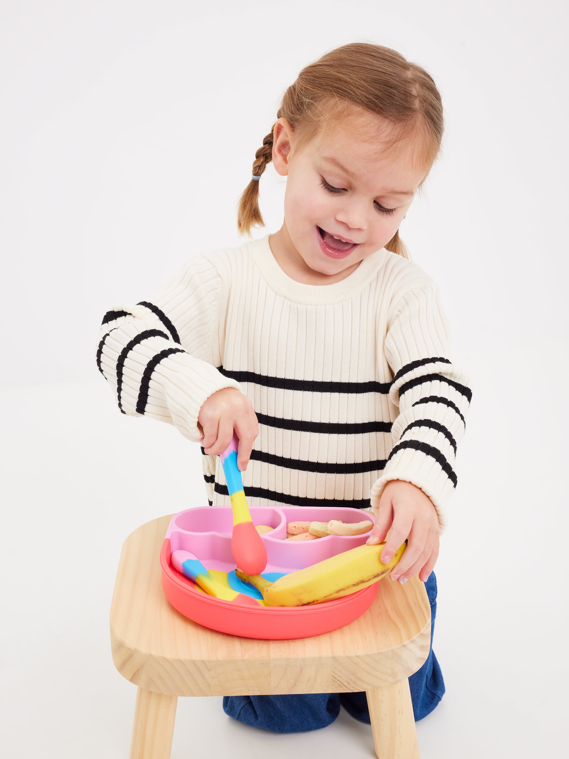 Smiggle - Big Dream Siliconen Eetbord Set