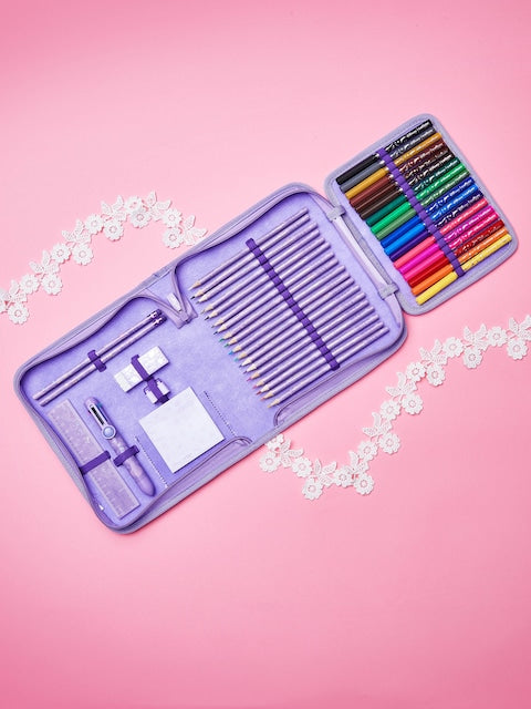 Smiggle - Disney Prinsessen Kantoorbenodigdheden Set en Pennenbakje