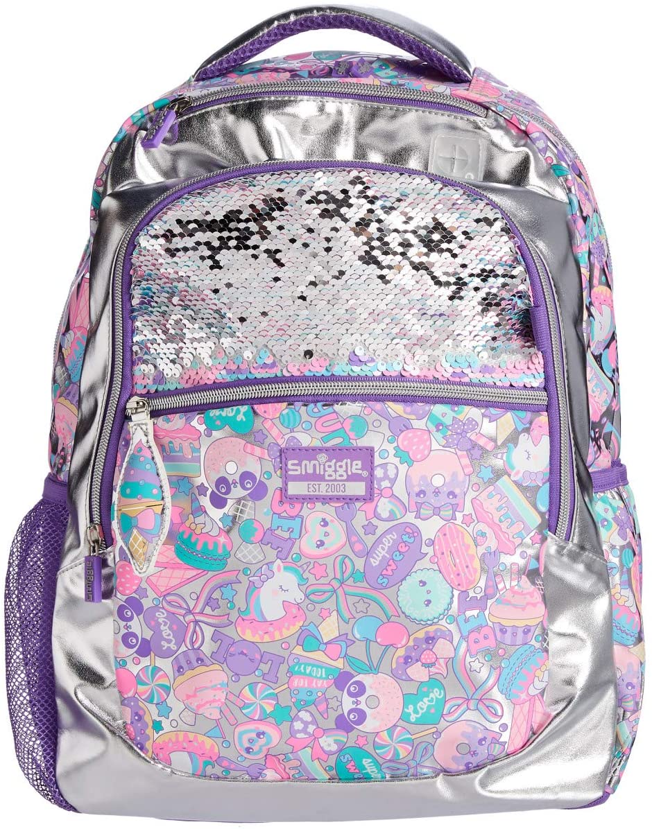 Smiggle - Flashy Sequin Klassieke Schoolrugzak
