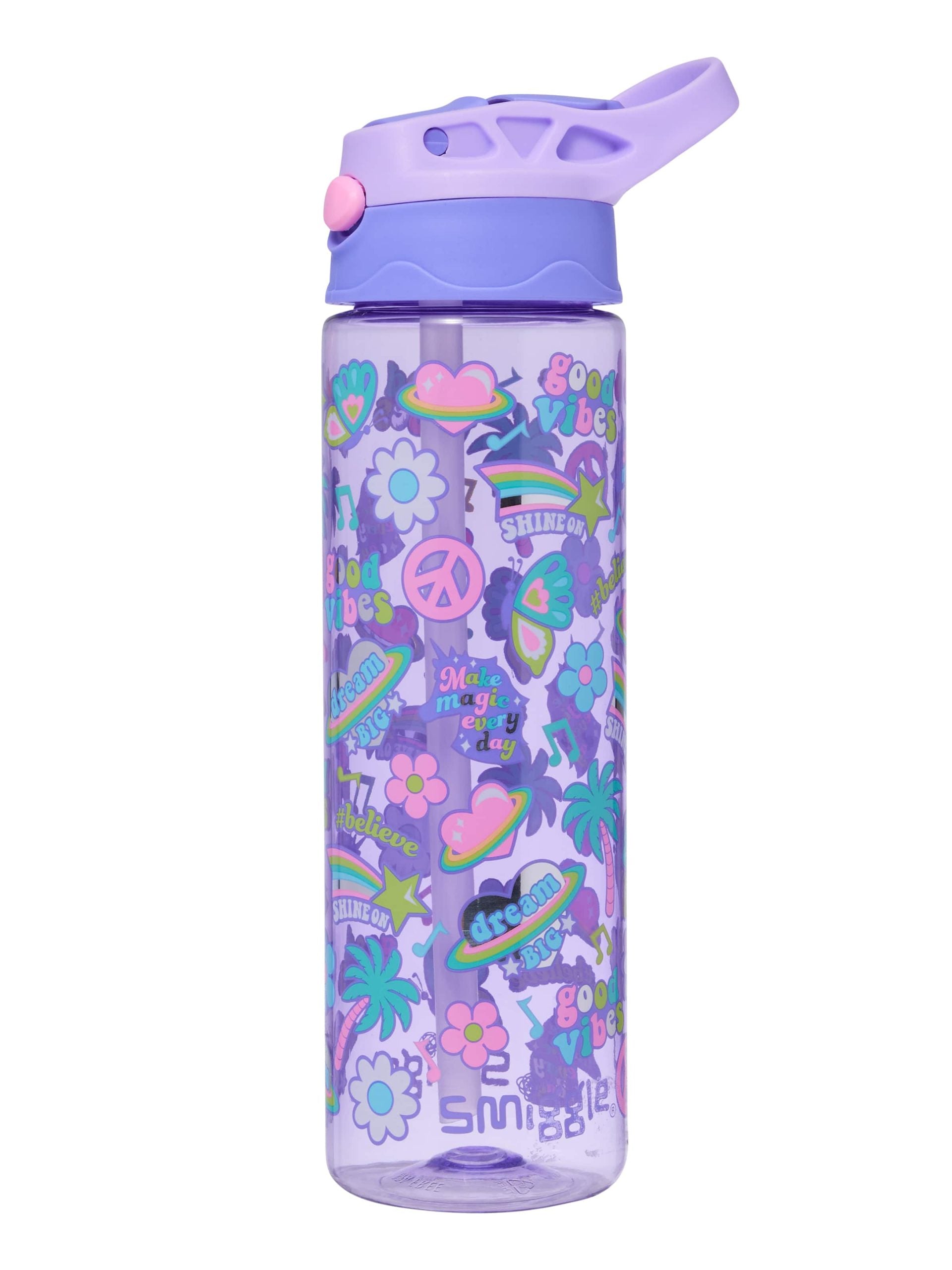 Smiggle - All Stars 650ML Automatische Drinktuit BPA-vrije Drinkfles
