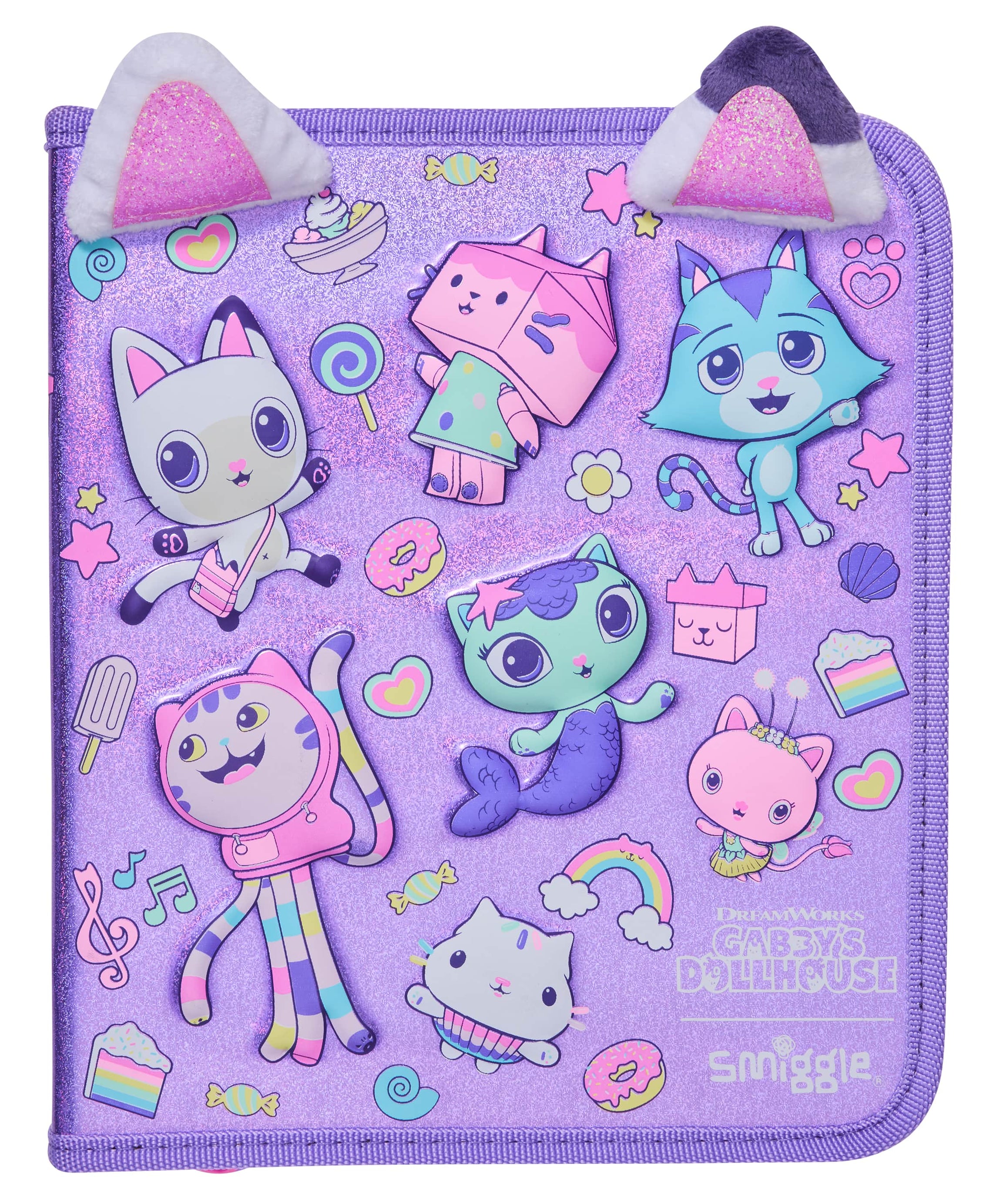 Smiggle - Gabbys Dollhouse Pennenzak en Kantoorbenodigdheden Set