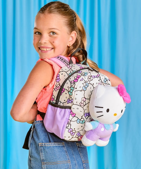 Smiggle - Hello Kitty Afneembare Speelgoed Kleuterschool Rugzak