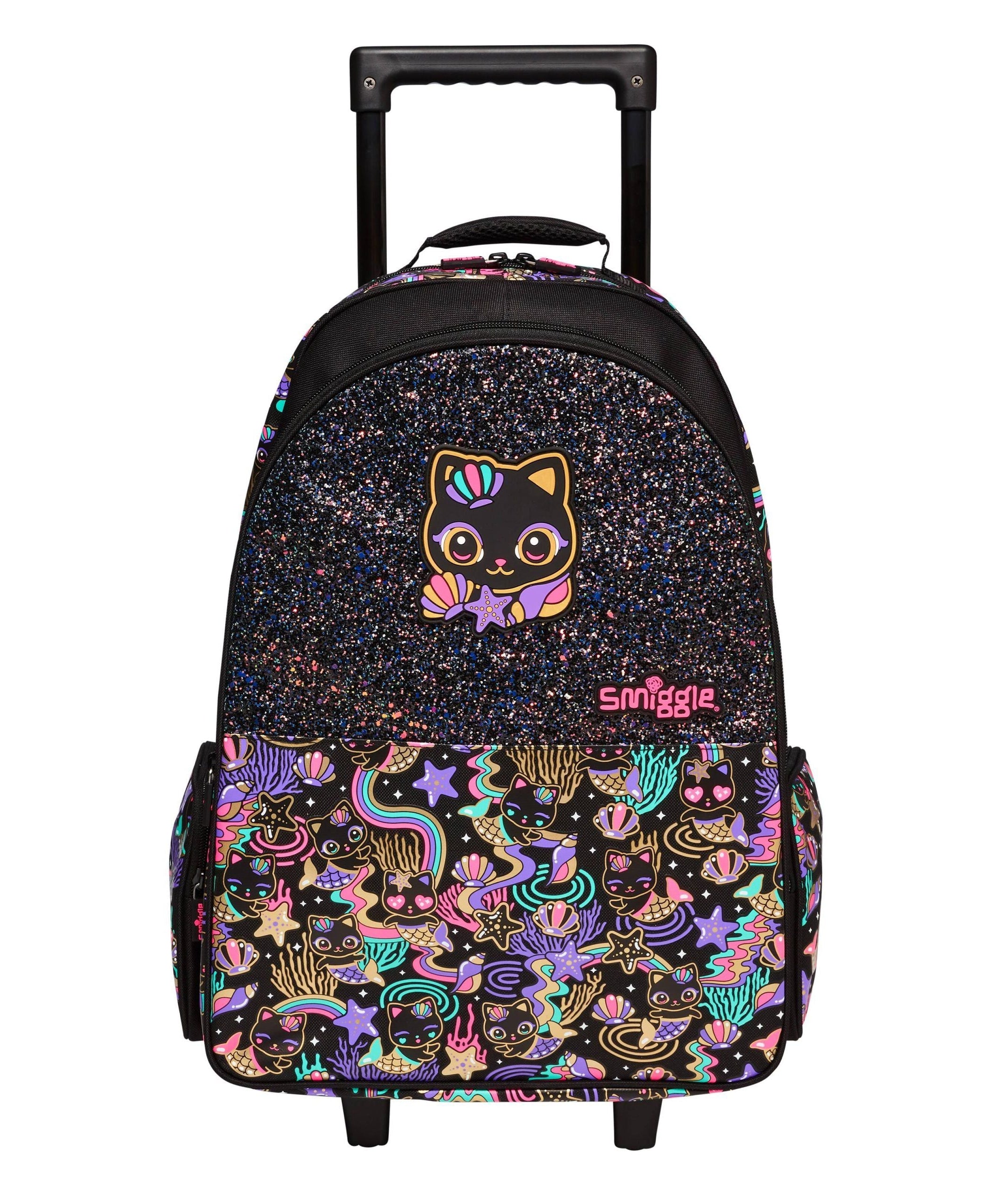 Smiggle - Hey There Verlichte Wieltas met Trekkoord voor School en Reizen