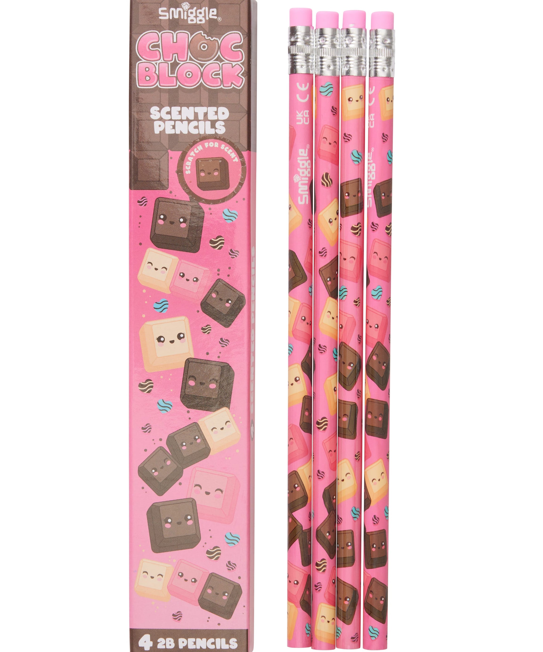 Smiggle - Geurige set van 4 potloden