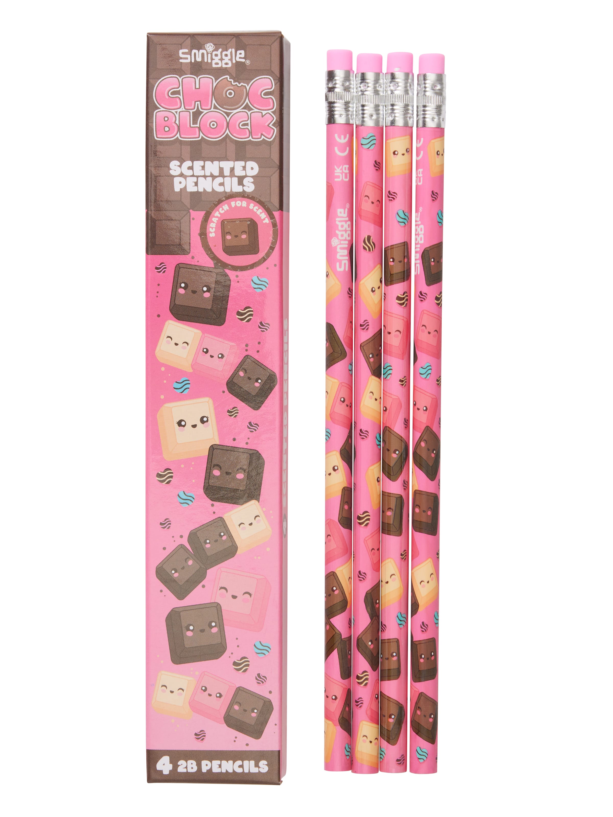 Smiggle - Geurige set van 4 potloden