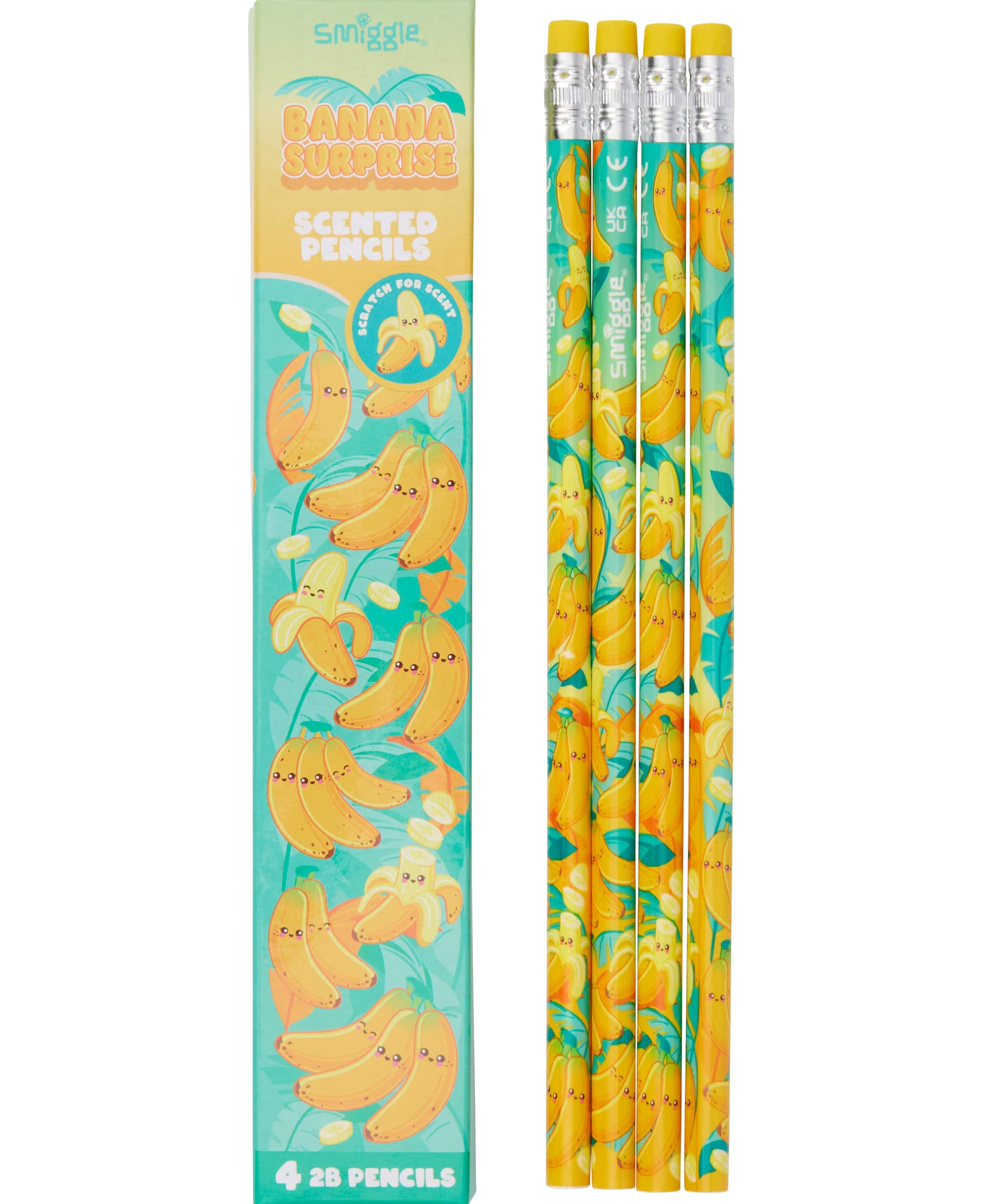Smiggle - Geurige set van 4 potloden