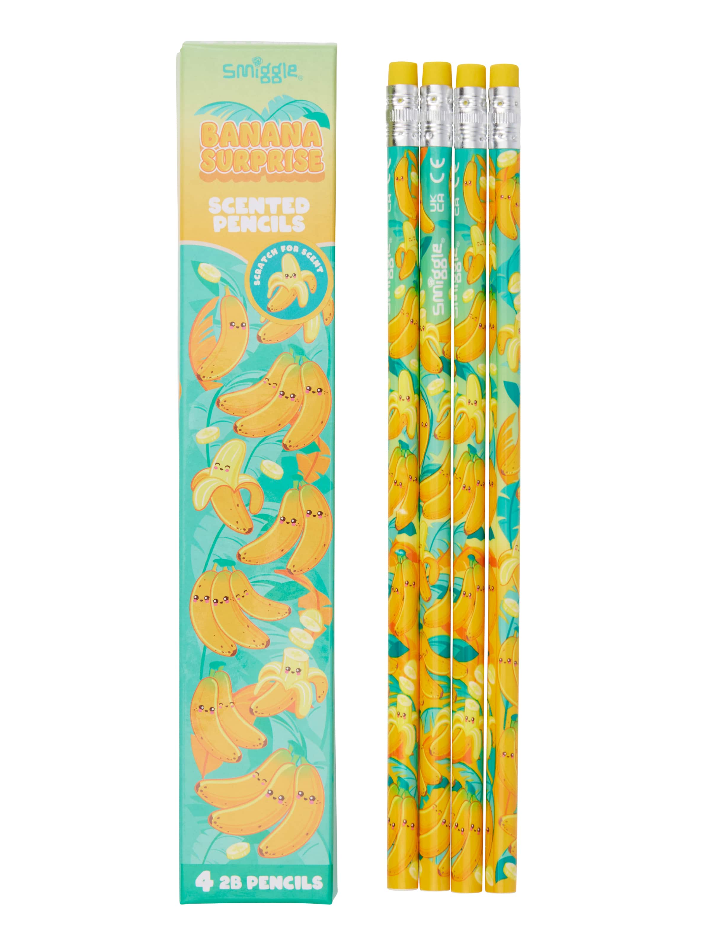 Smiggle - Geurige set van 4 potloden