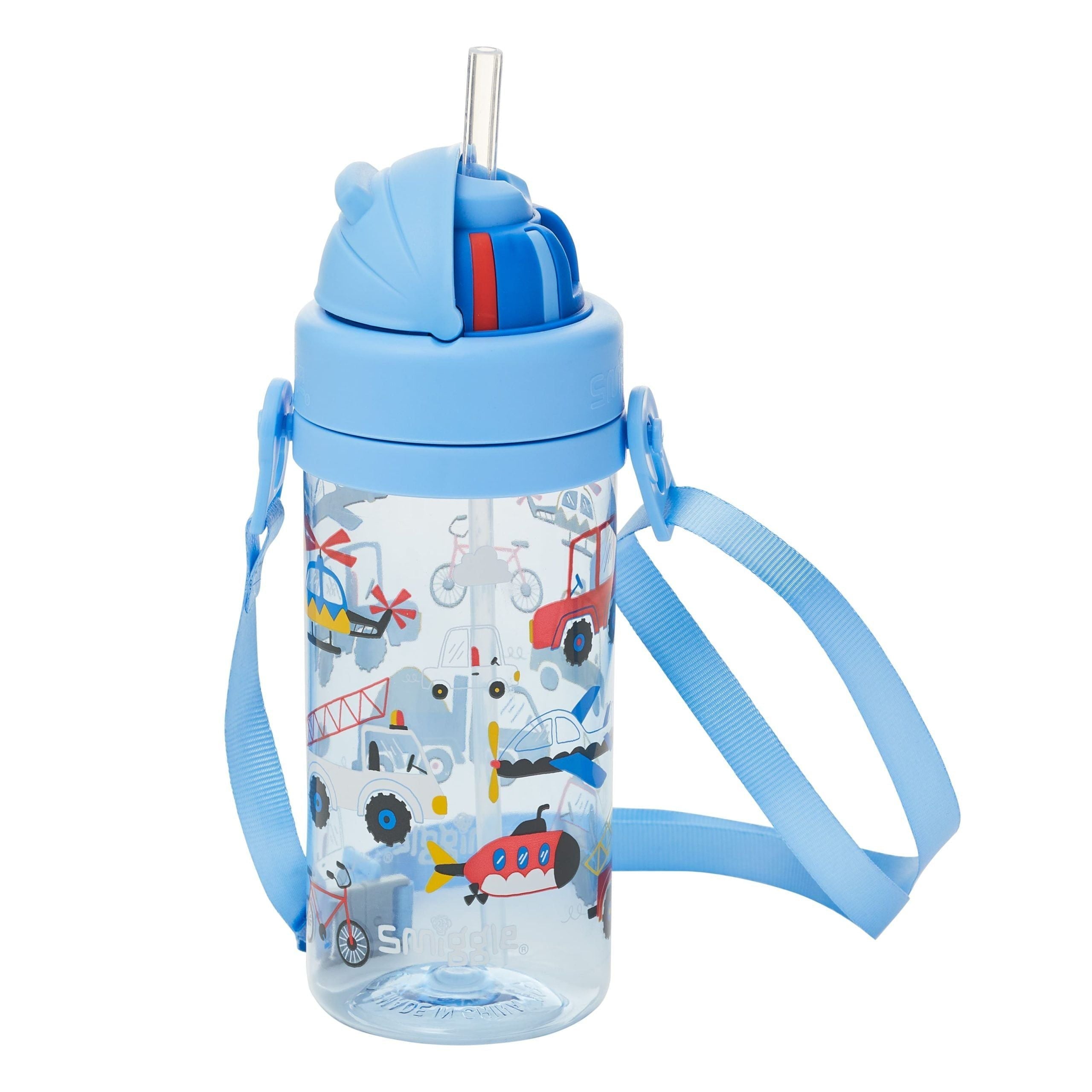 Smiggle - La La Teeny Tiny 400 ML BPA-vrije Waterfles met Verborgen Rietje