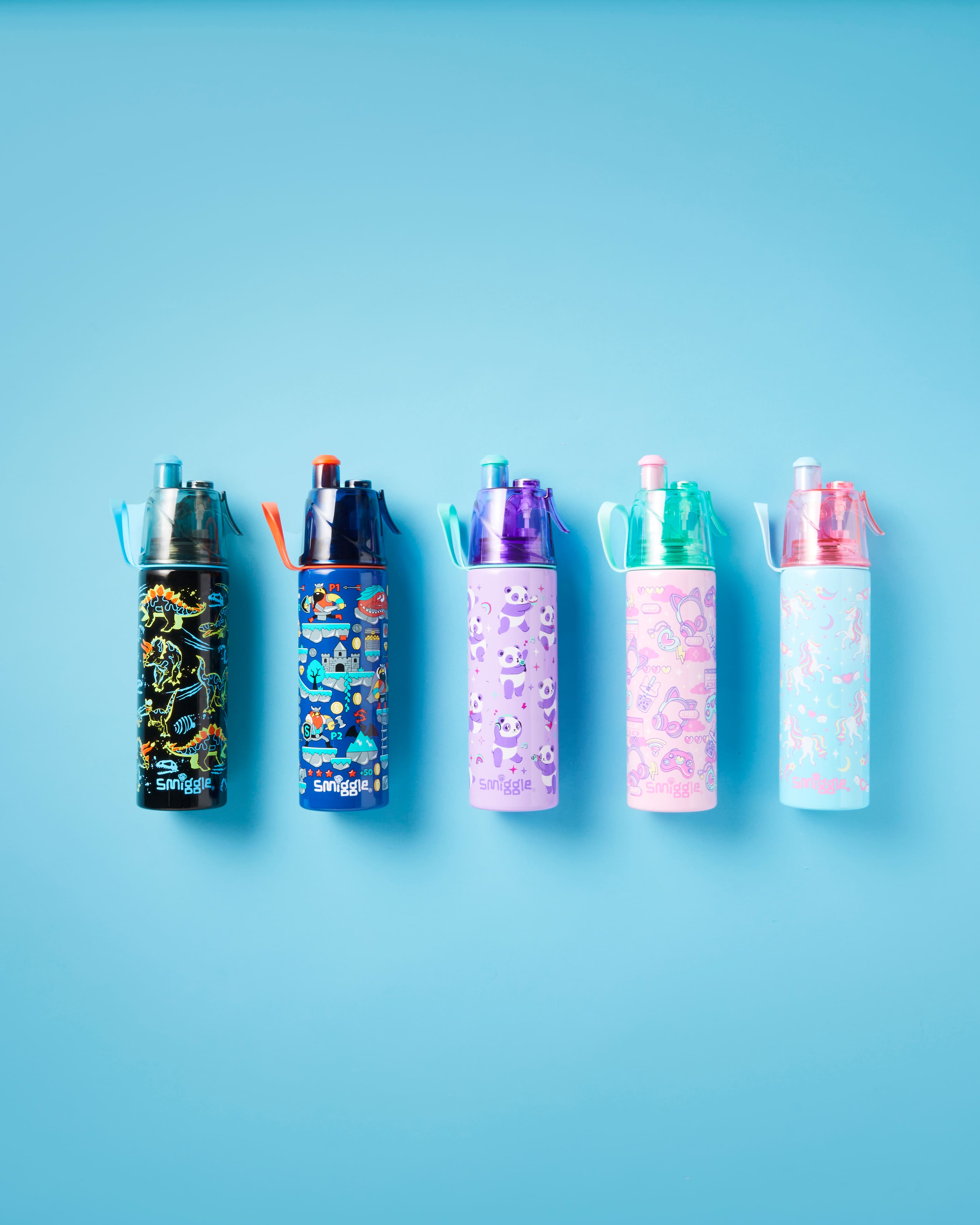 Smiggle - Livin Water Spray 500ML Stalen Drinkfles