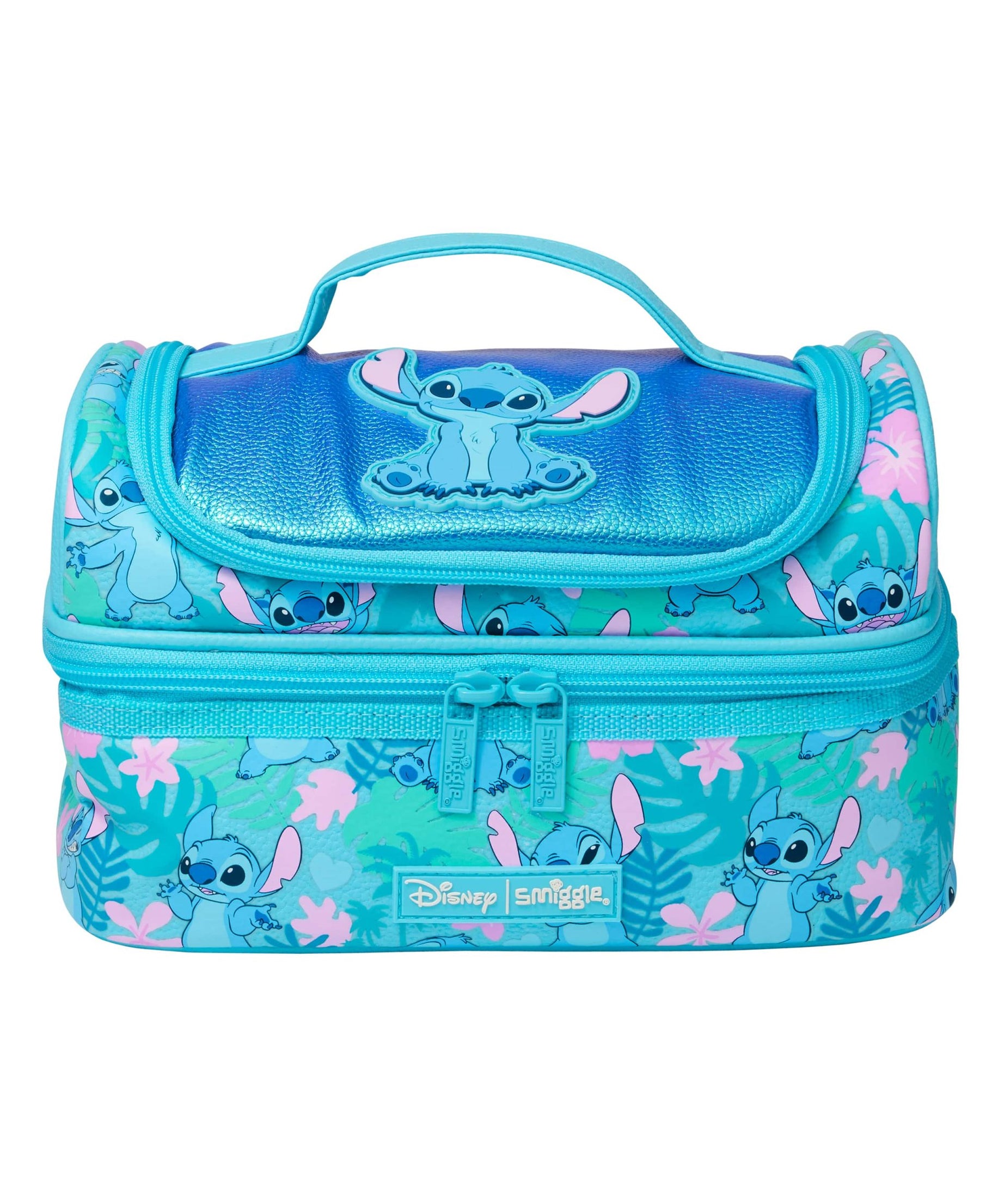 Smiggle - Stitch Dubbel Laags Lunchtas