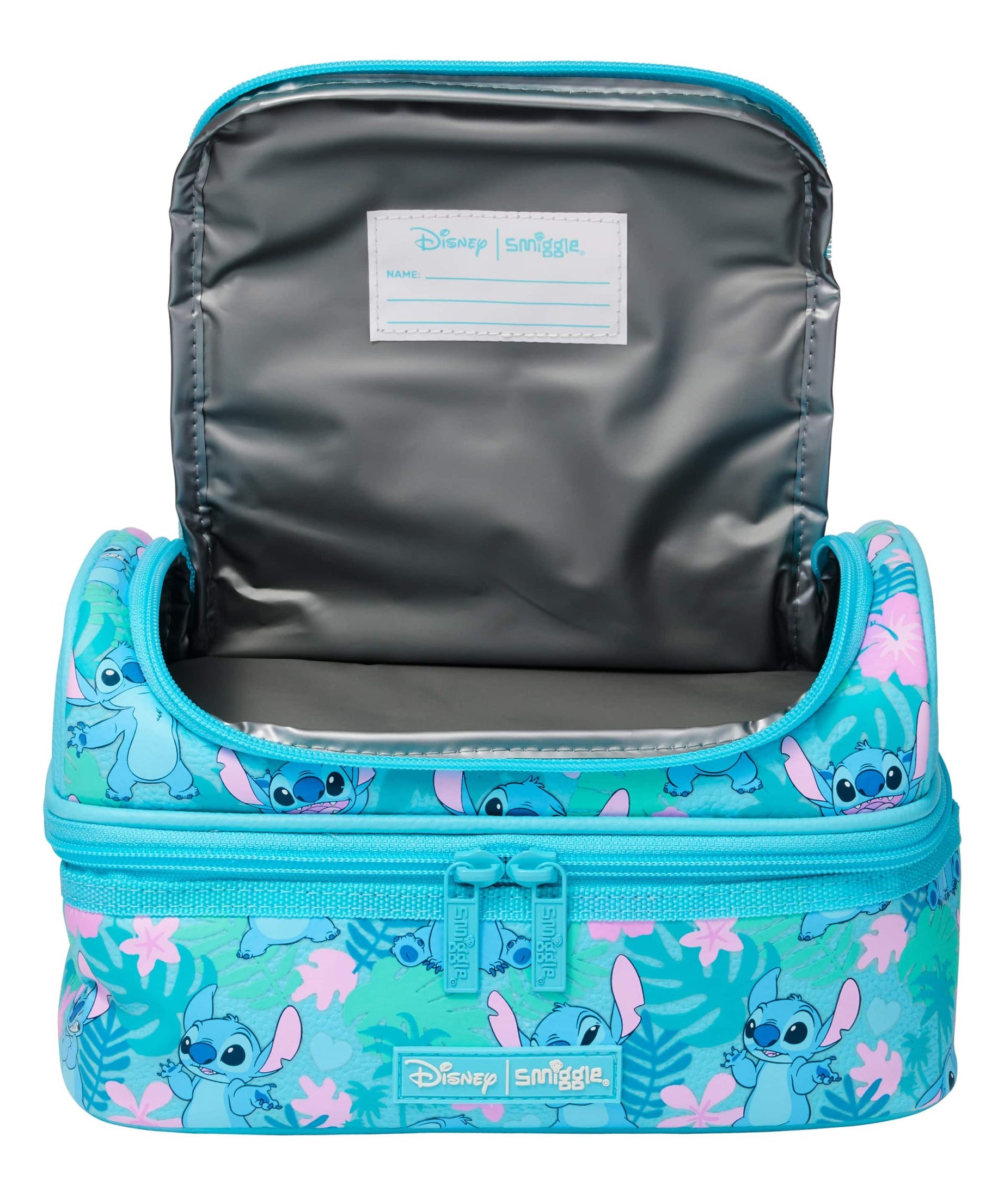 Smiggle - Stitch Dubbel Laags Lunchtas