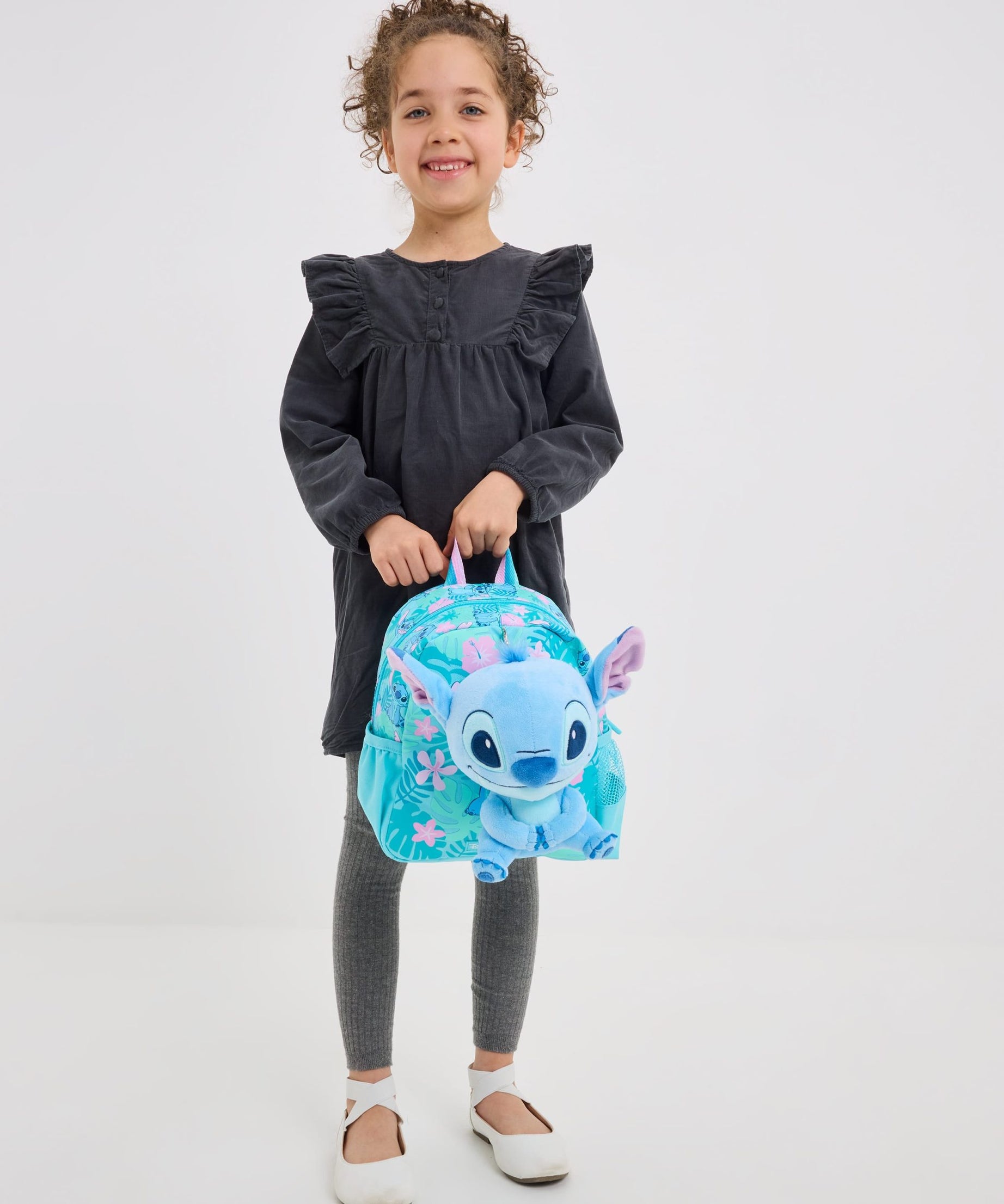 Smiggle - Stitch Uitneembaar Speelgoed Peuterschool Rugzak