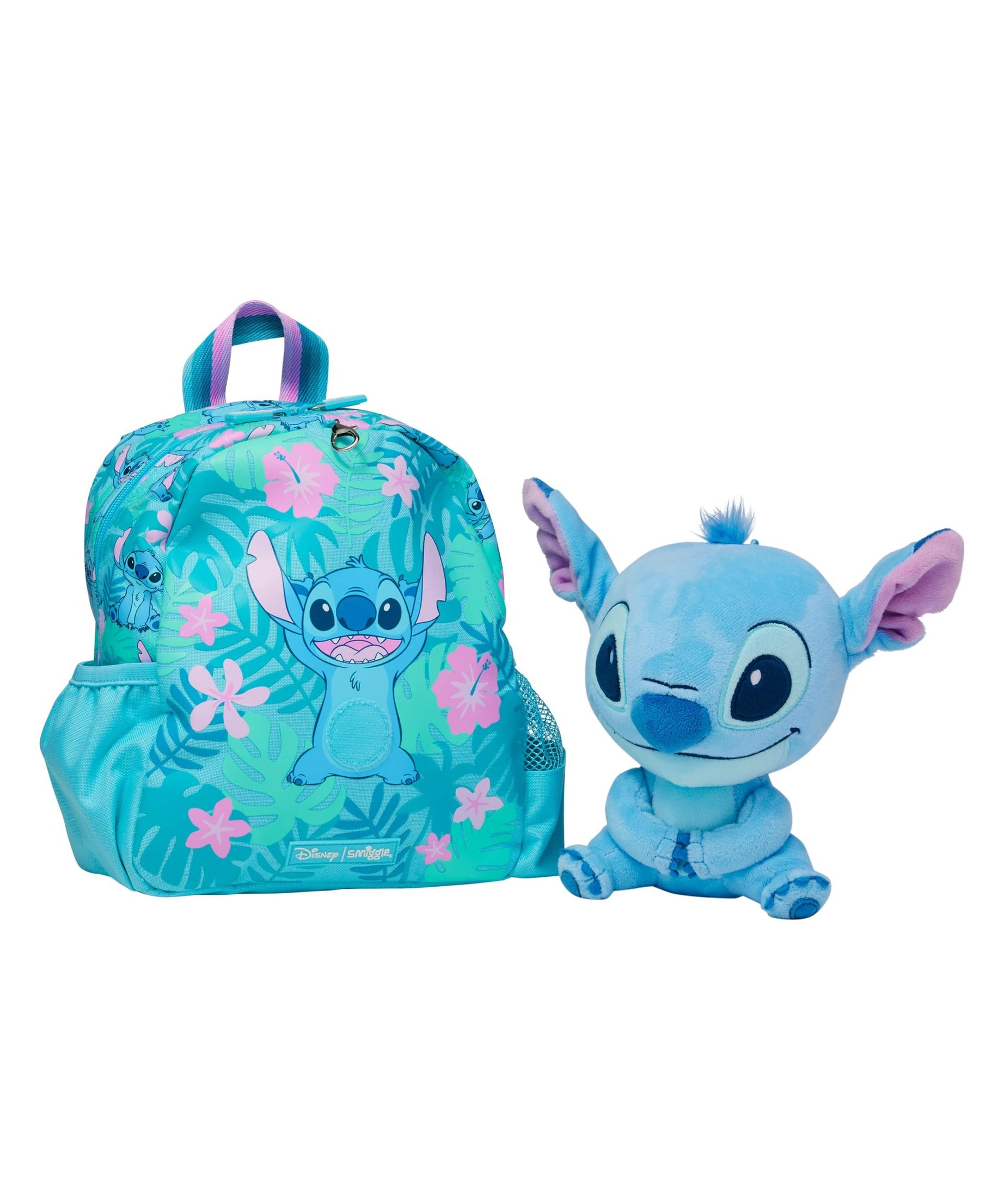 Smiggle - Stitch Uitneembaar Speelgoed Peuterschool Rugzak
