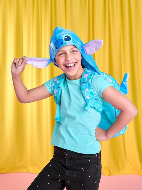 Smiggle - Stitch Junior Kapüşonlu Kleuterschool Rugzak