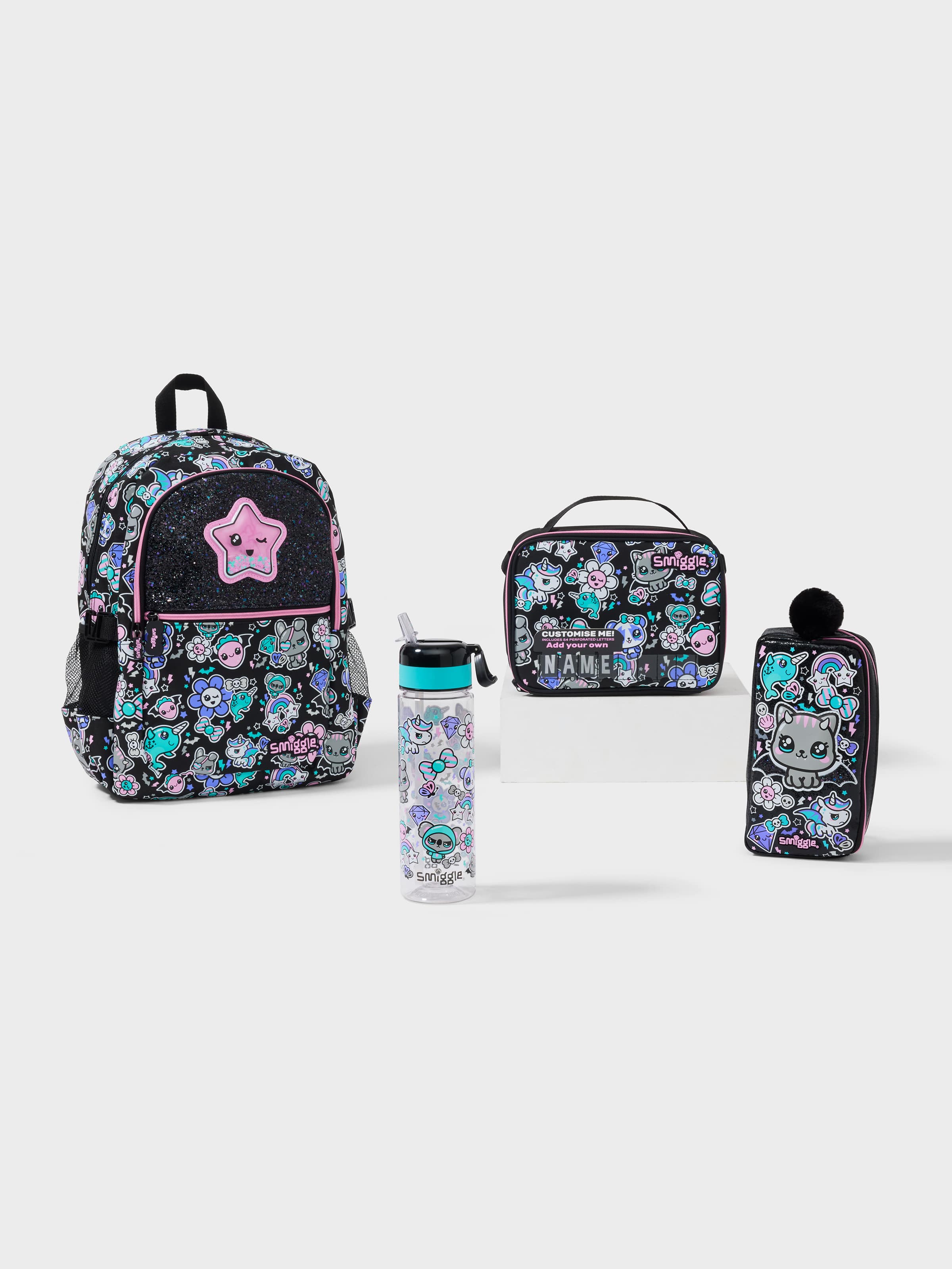 Smiggle - Trailblazer 4-delige schooltas set