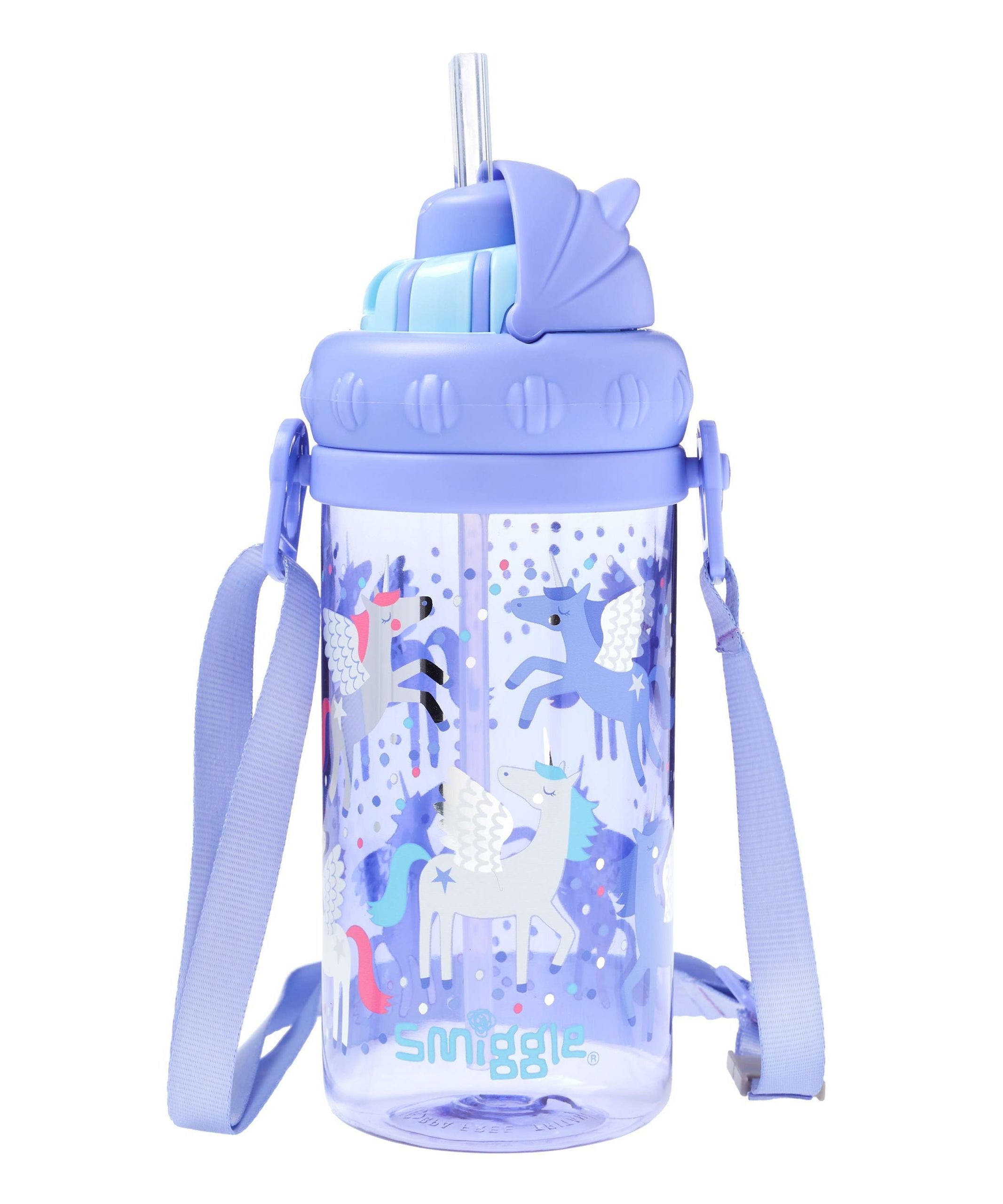 Smiggle - Up & Down Drinkfles met Rietje 400ML BPA-vrij