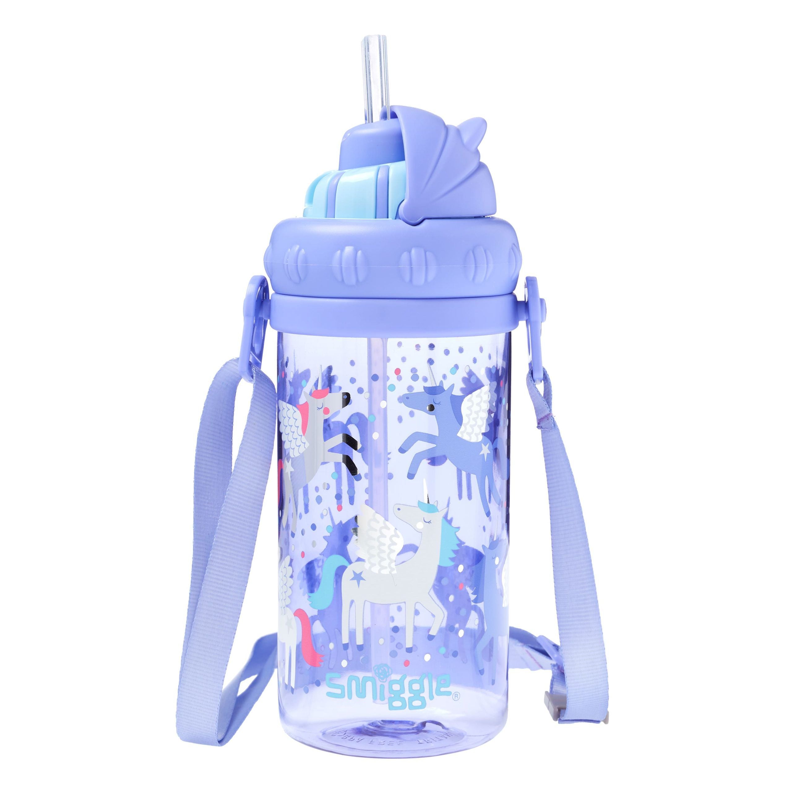 Smiggle - Up & Down Drinkfles met Rietje 400ML BPA-vrij