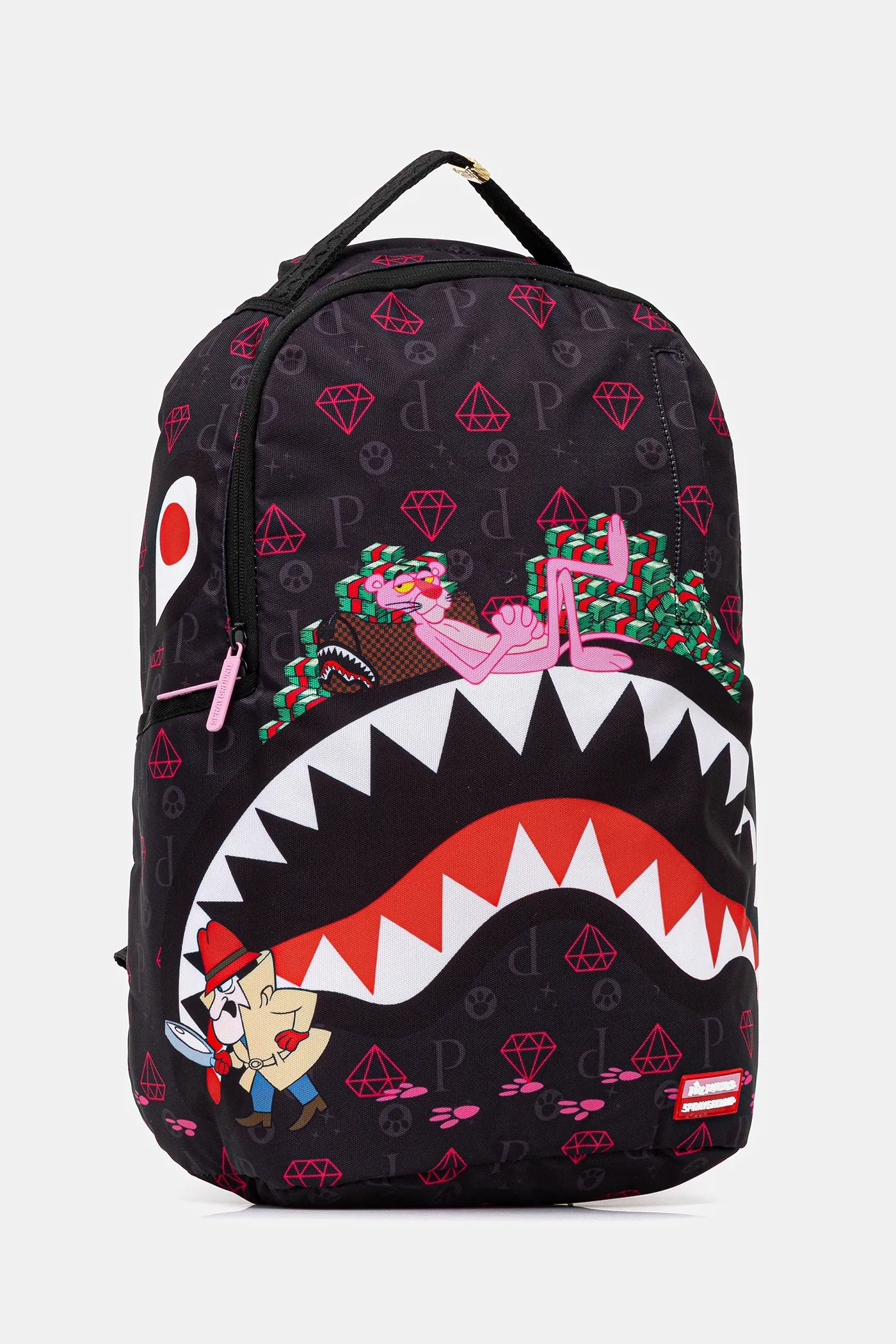 Sprayground - Roze Panter Pootafdrukken Dlxr Rugzak