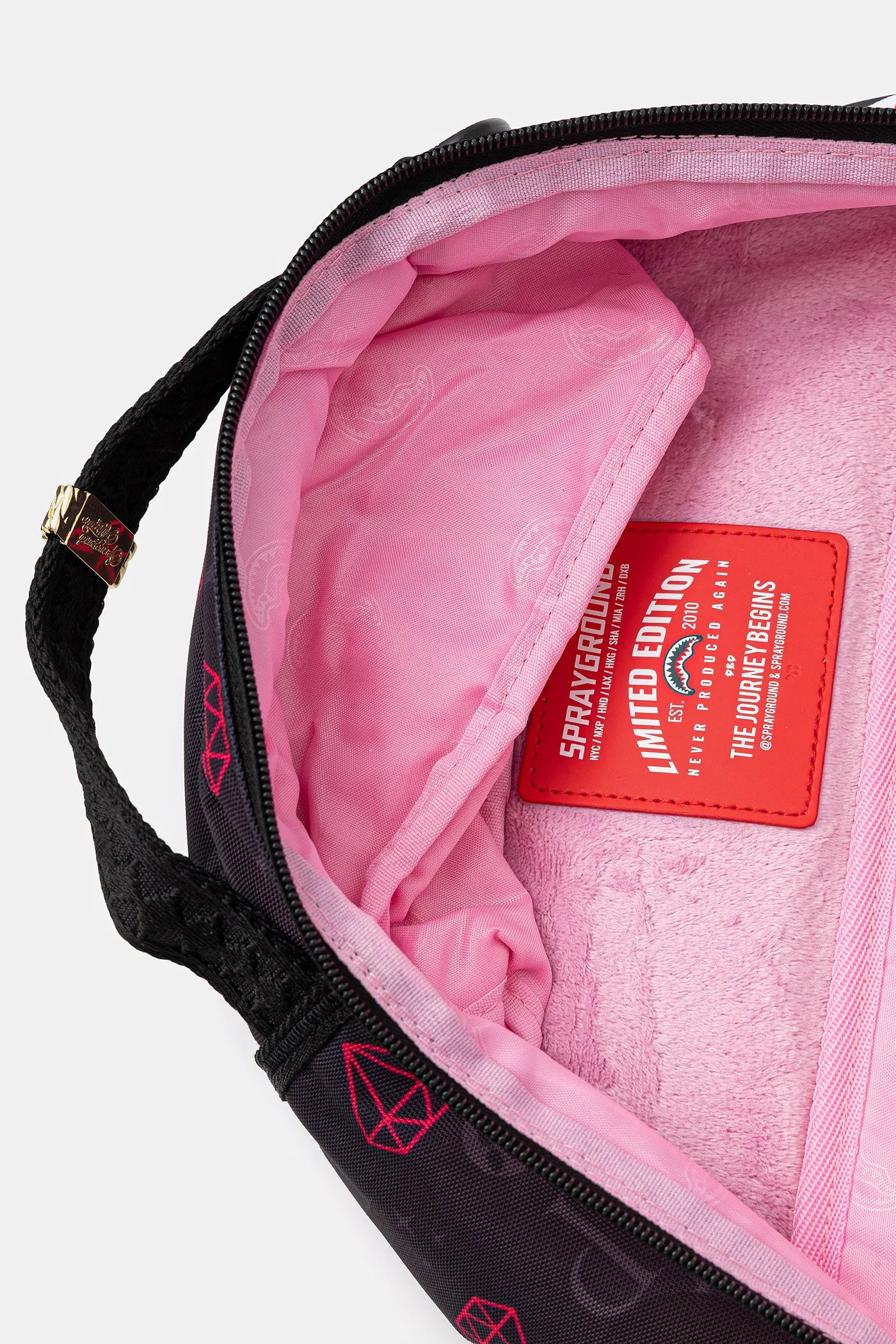Sprayground - Roze Panter Pootafdrukken Dlxr Rugzak