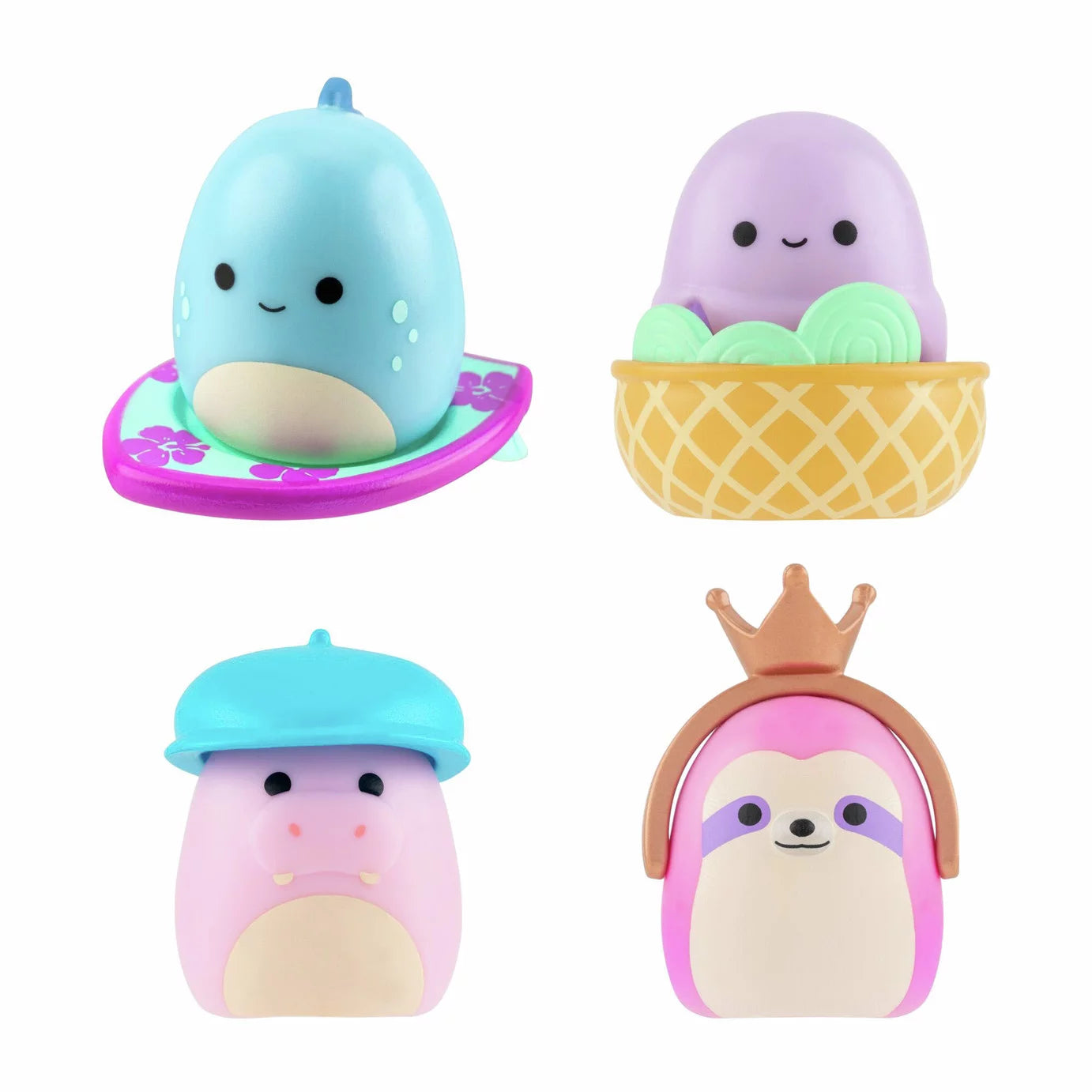 Squishmallows - Squish-a-longs 14 Figuren + Ring Set + 4 Accessoires Speciale Serie Speelgoed