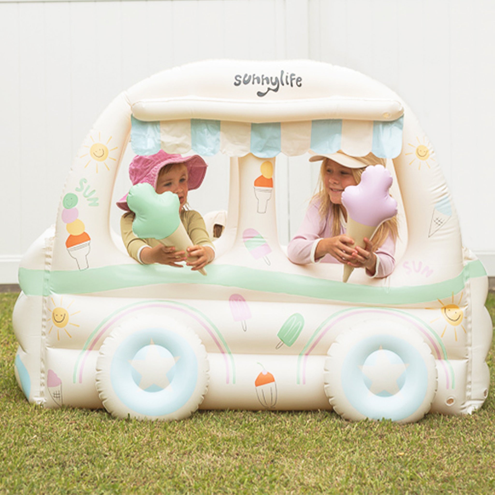 Sunnylife - Kinderen Strand en Tuin Opblaasbare IJscoman Speelset