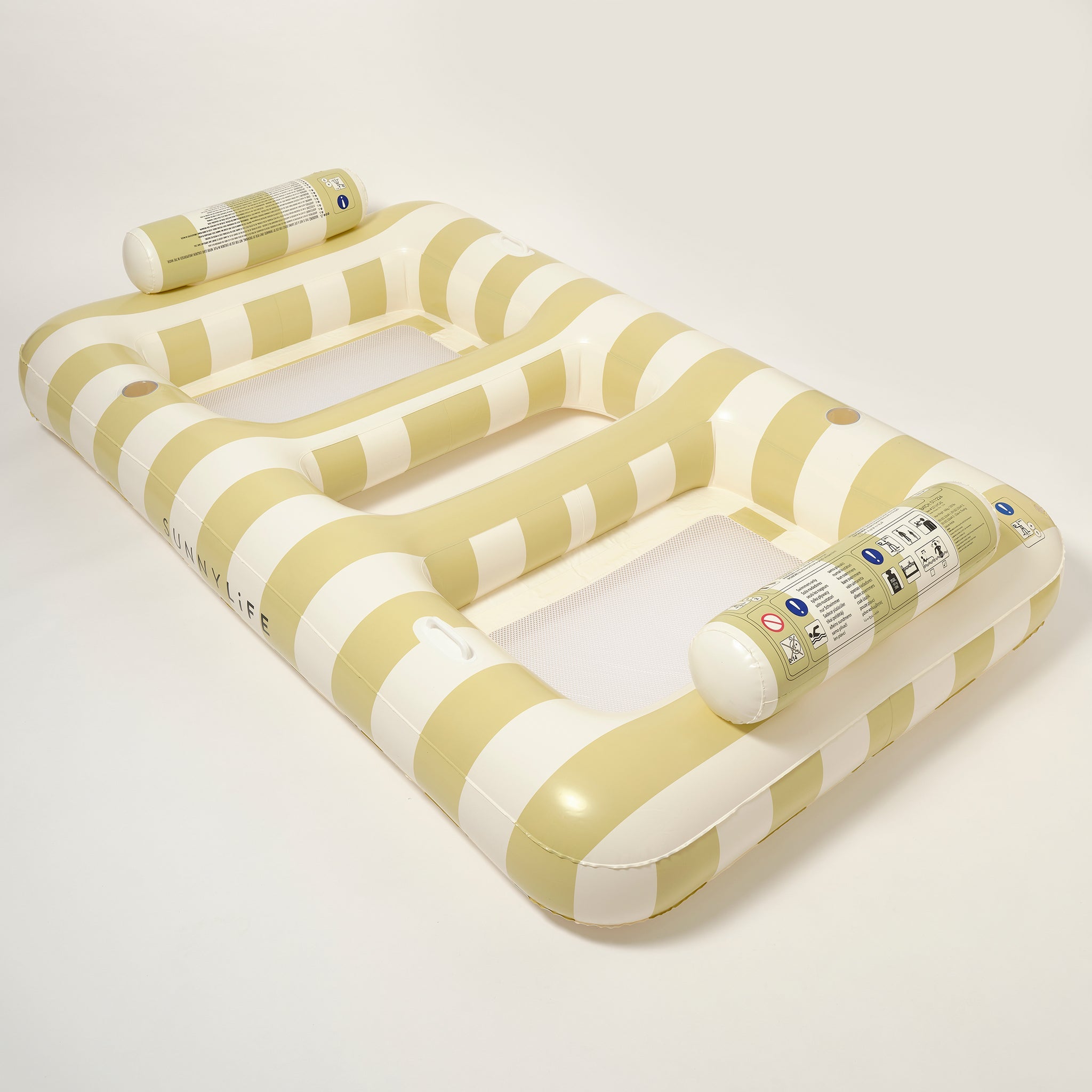 Sunnylife - Casa Sand Stripe Dubbele Zee- en Zwembadmatras