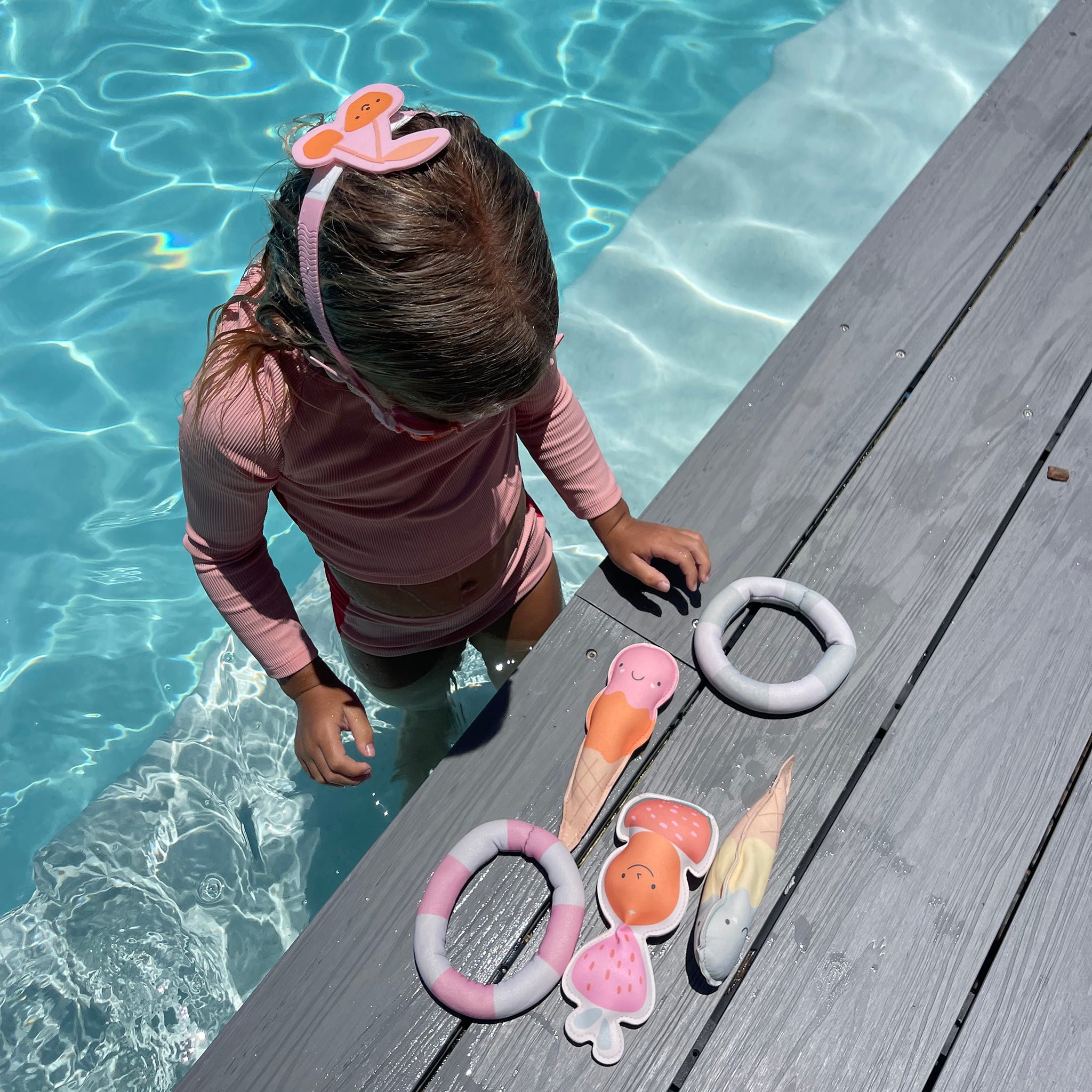 Sunnylife - Suikerspin Zee- en Zwembadduik Speelgoed