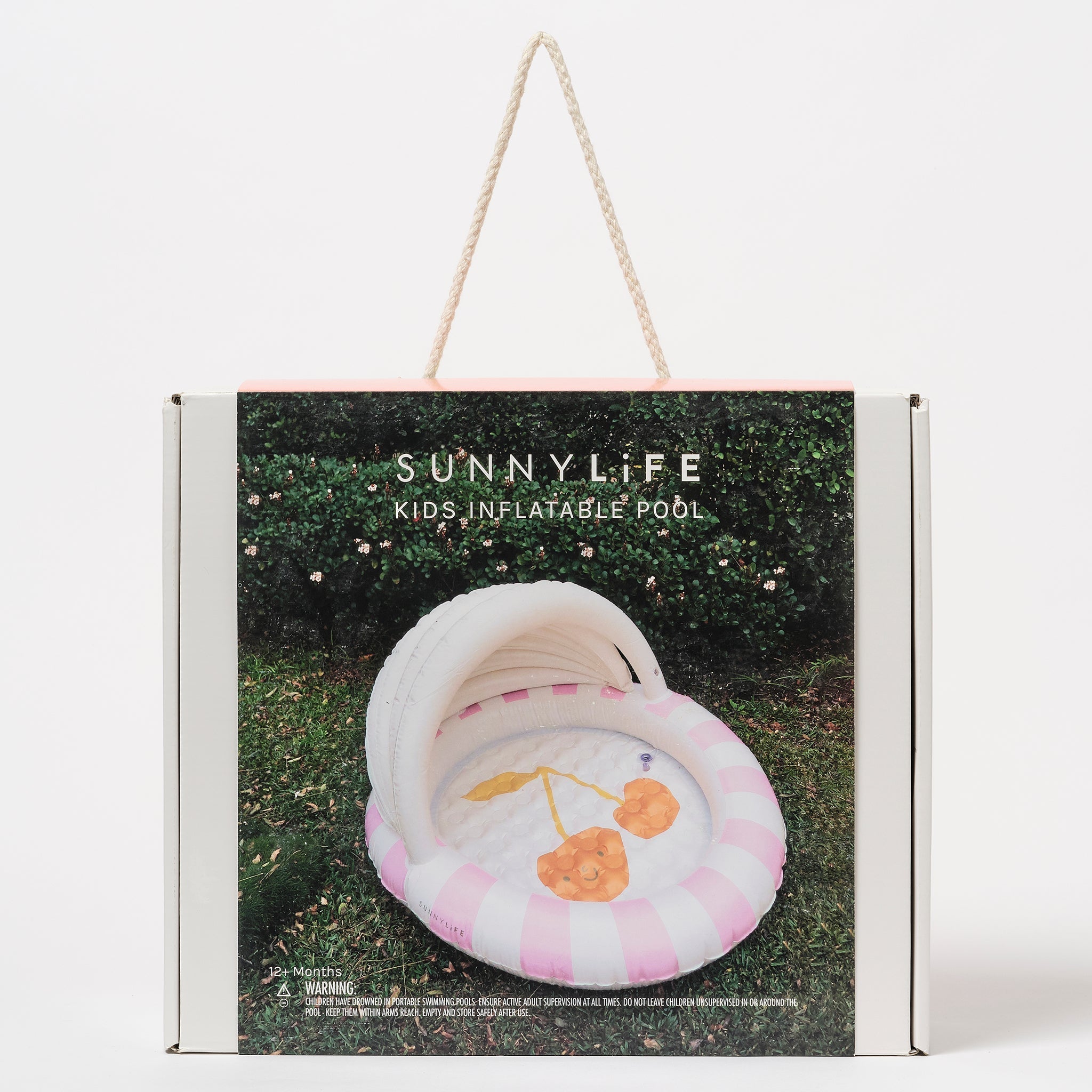 Sunnylife - Suikerspin Kinderzwembad met Zonnescherm