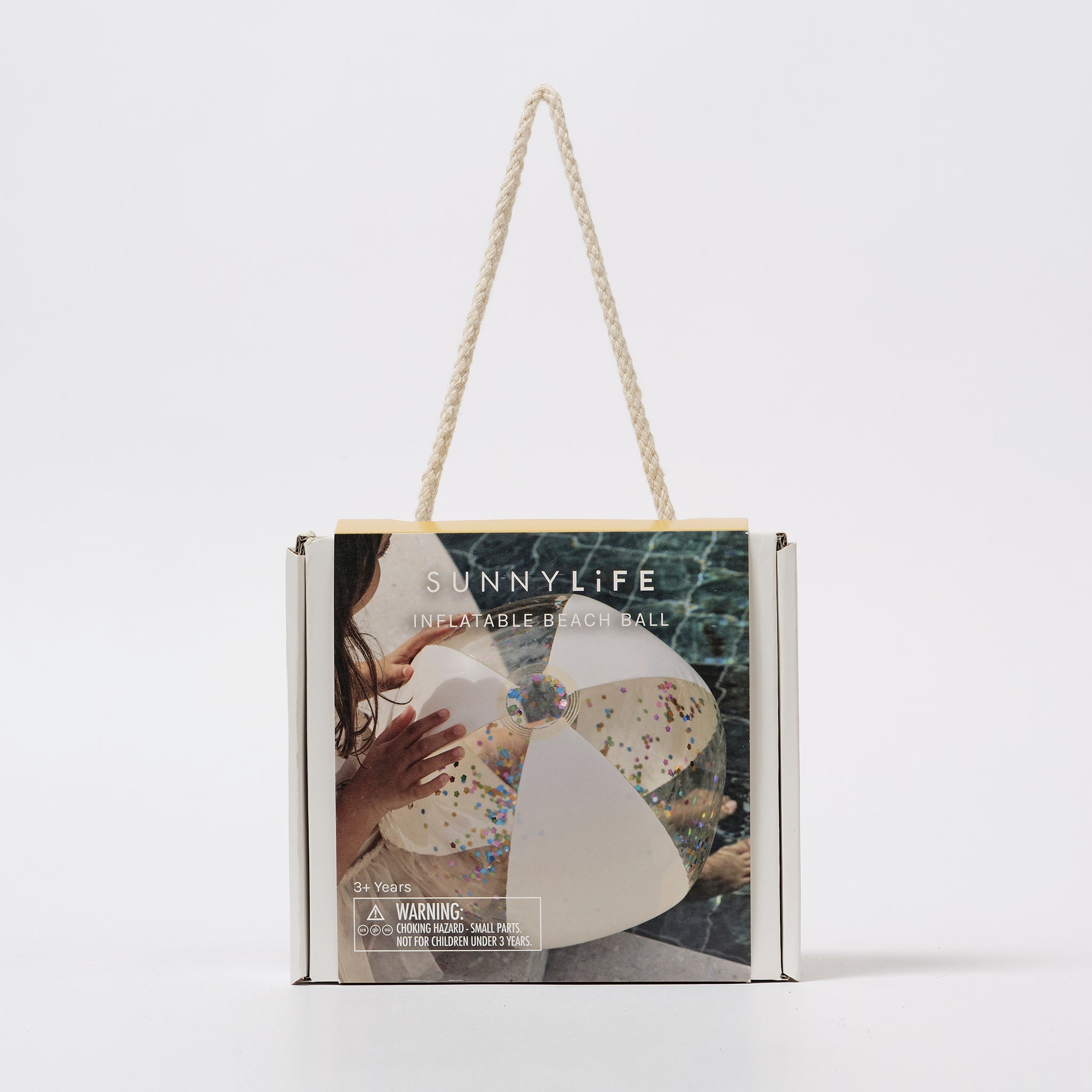 Sunnylife - Cotton Candy Opblaasbare Glanzende Strandbal