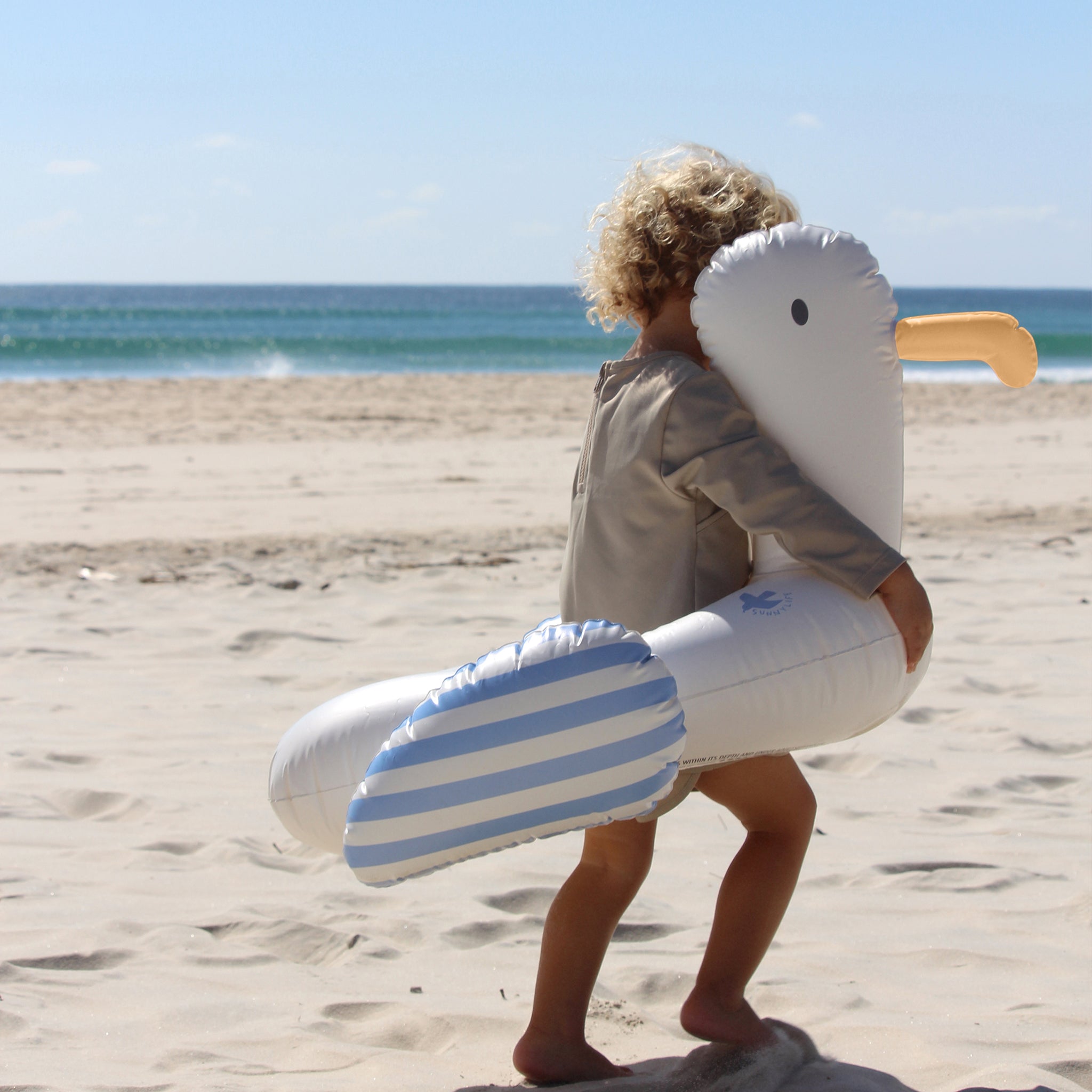 Sunnylife - Sammy Meeuw Opblaasbare Zee- en Zwembad Kinderzwemring