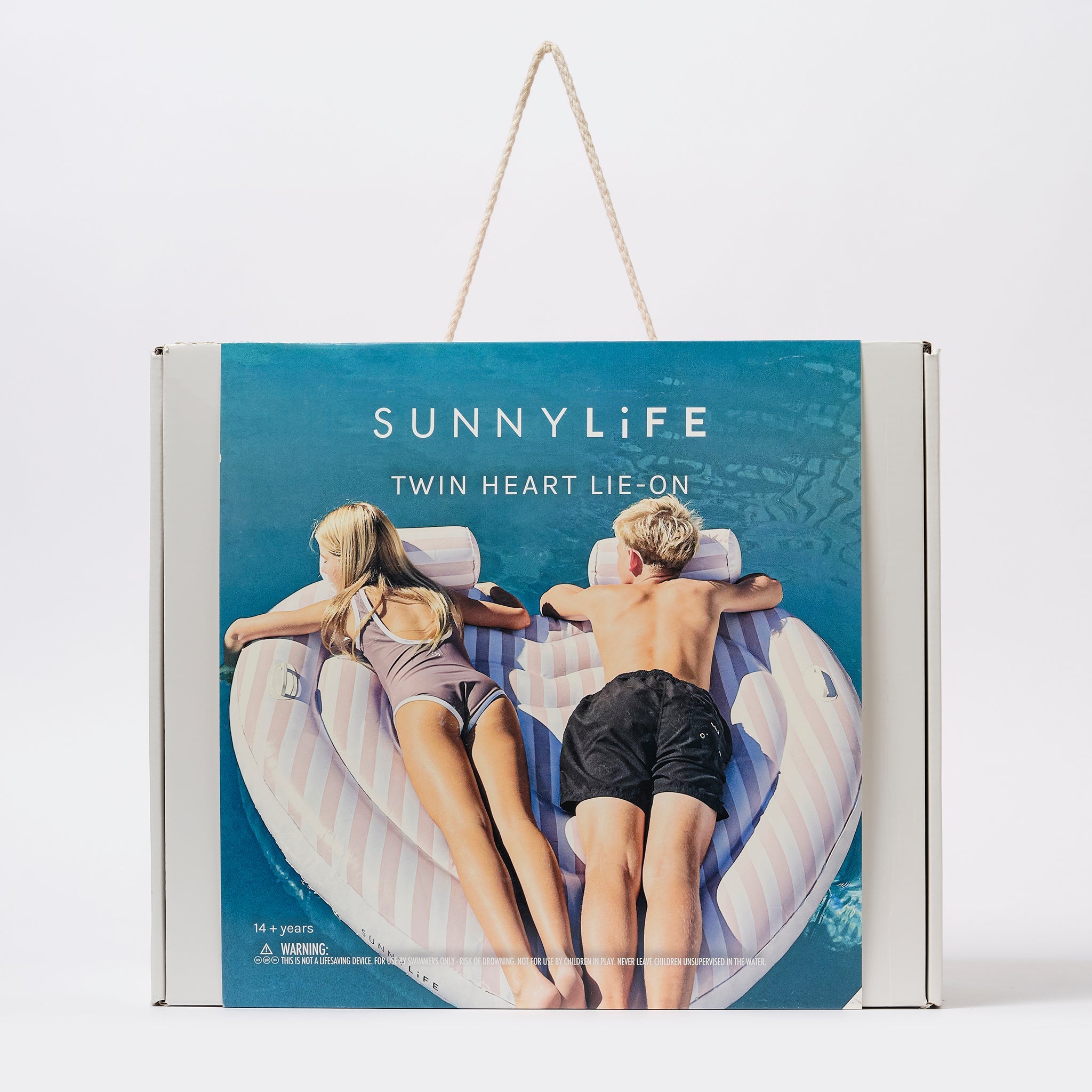 Sunnylife - Stole My Heart Dubbel Opblaasbaar Zwembad en Luchtbed