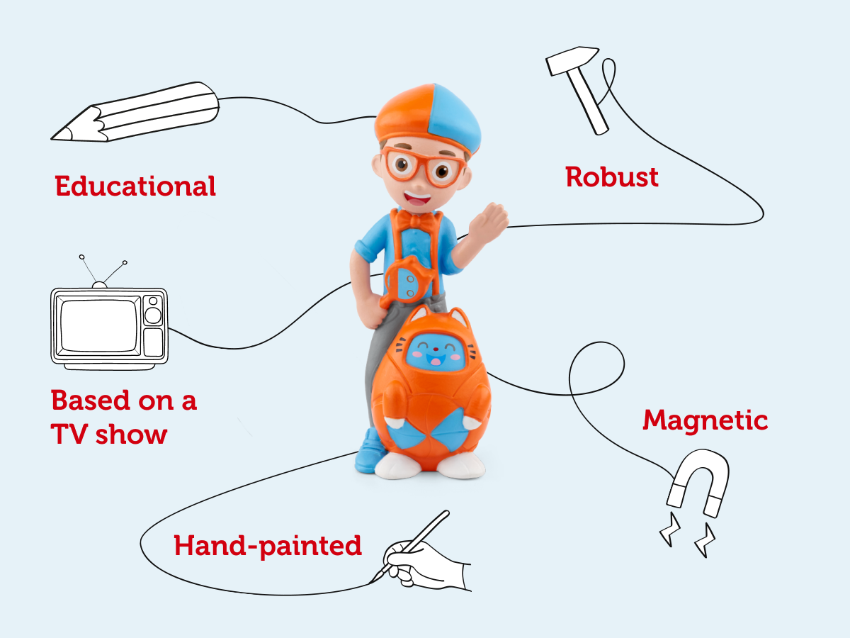 Tonies - Blippi Engelse Geluidsfiguur