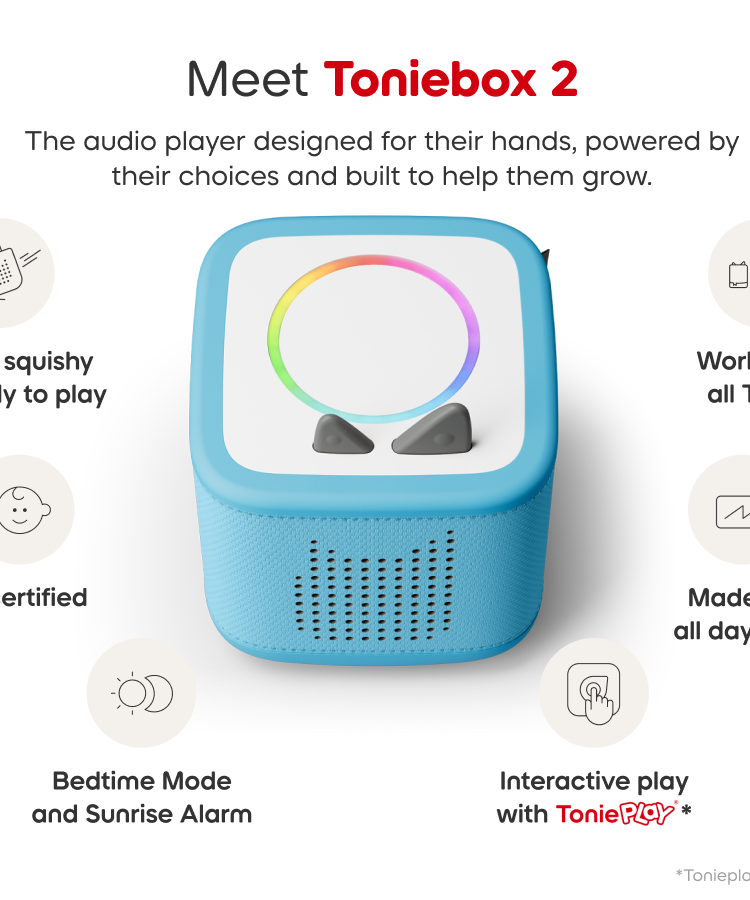 Tonies - Toniebox 2 Wolkblauw Startsetdoos