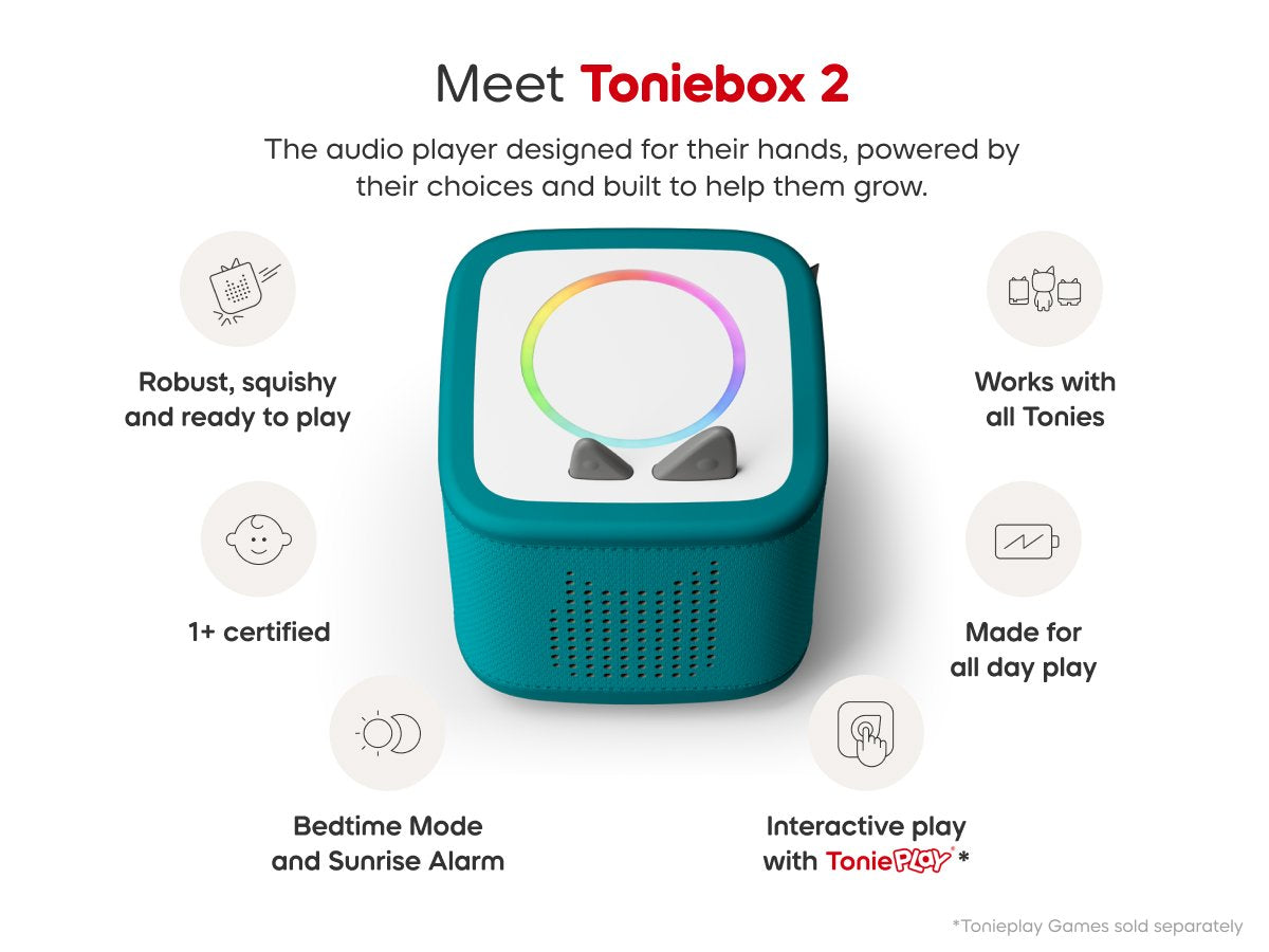 Tonies - Toniebox 2 Tropisch Turkoois Startsetdoos