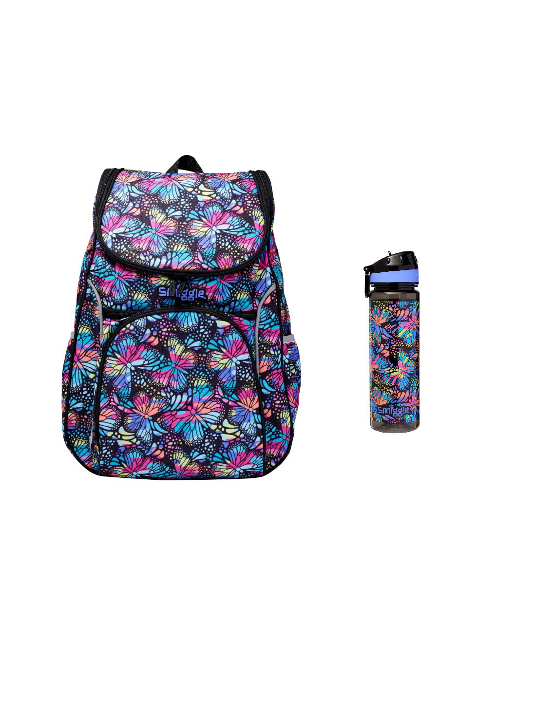 Smiggle - Vivid 2li Okul Çanta Seti-Dinossi