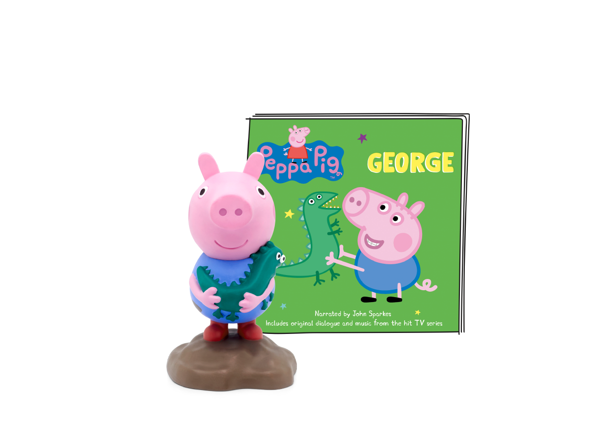 Tonies - İngiliz Peppa Pig Ve George Sesli Figür-Dinossi