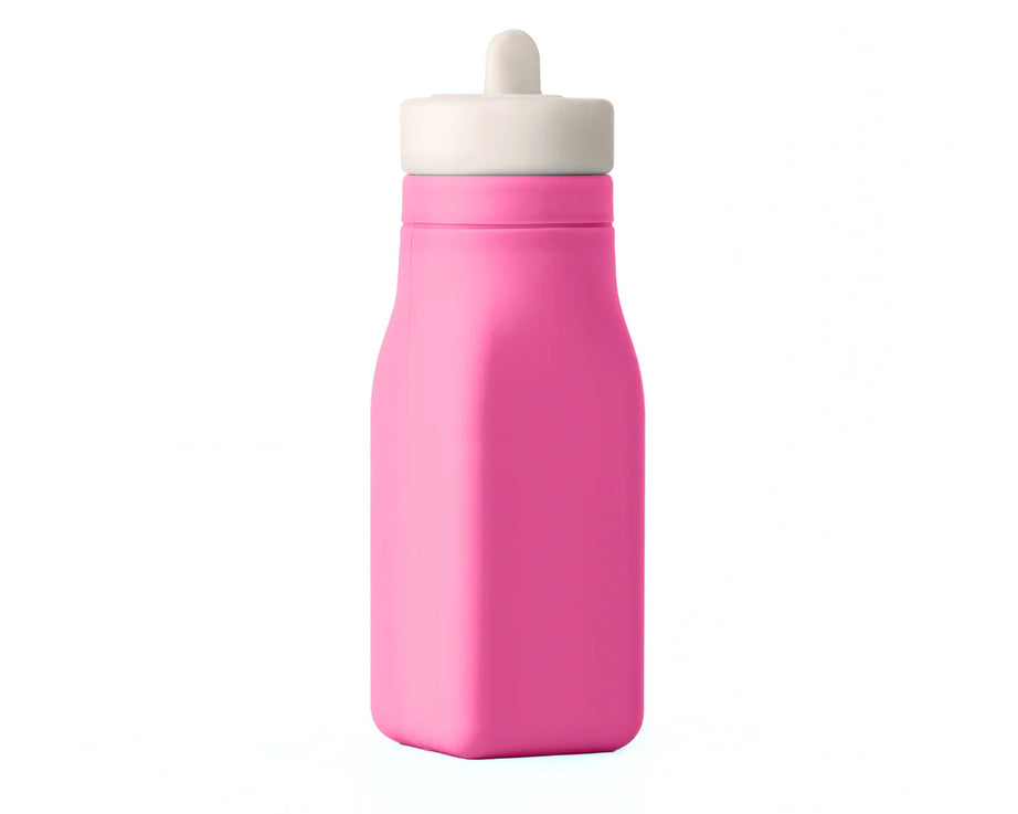 Omiebox - OmieBottle BPA-vrije siliconen drinkfles roze