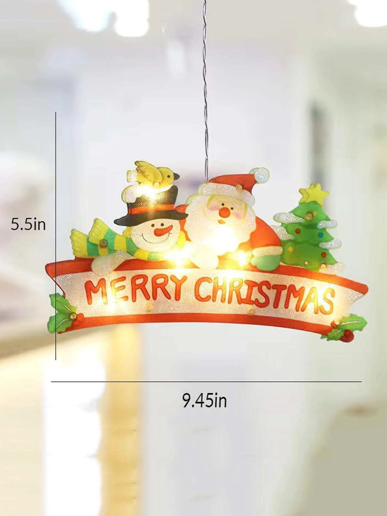 Yılbaşı - Noel Dekoratif Işıklı Merry Christmas Yazılı Süs-Dinossi