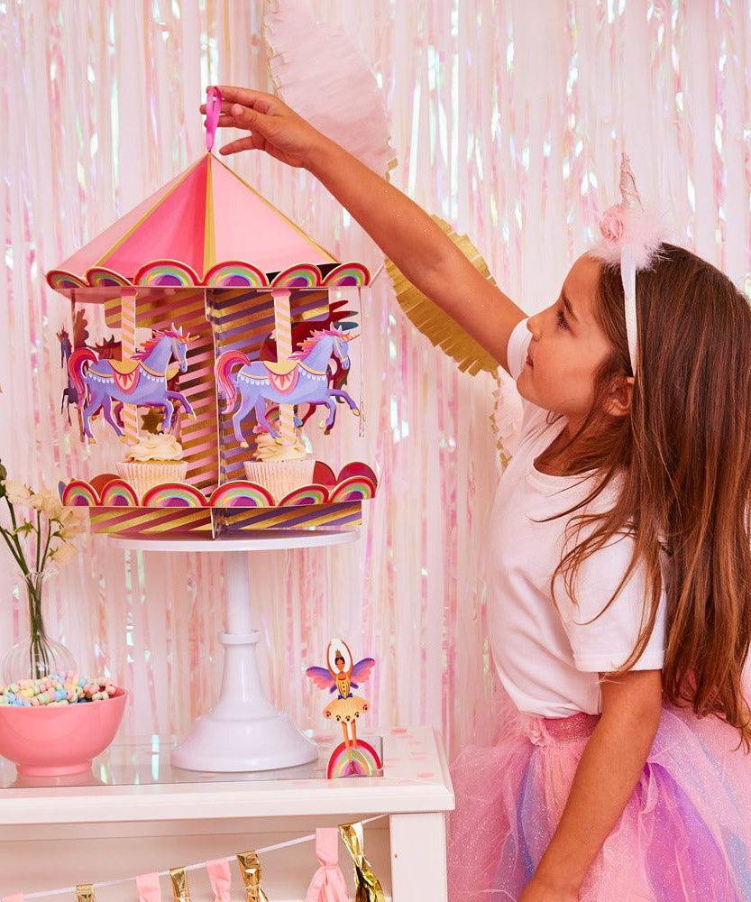 Party Pieces - Unicorn Atlıkarınca İkram Standı-Dinossi