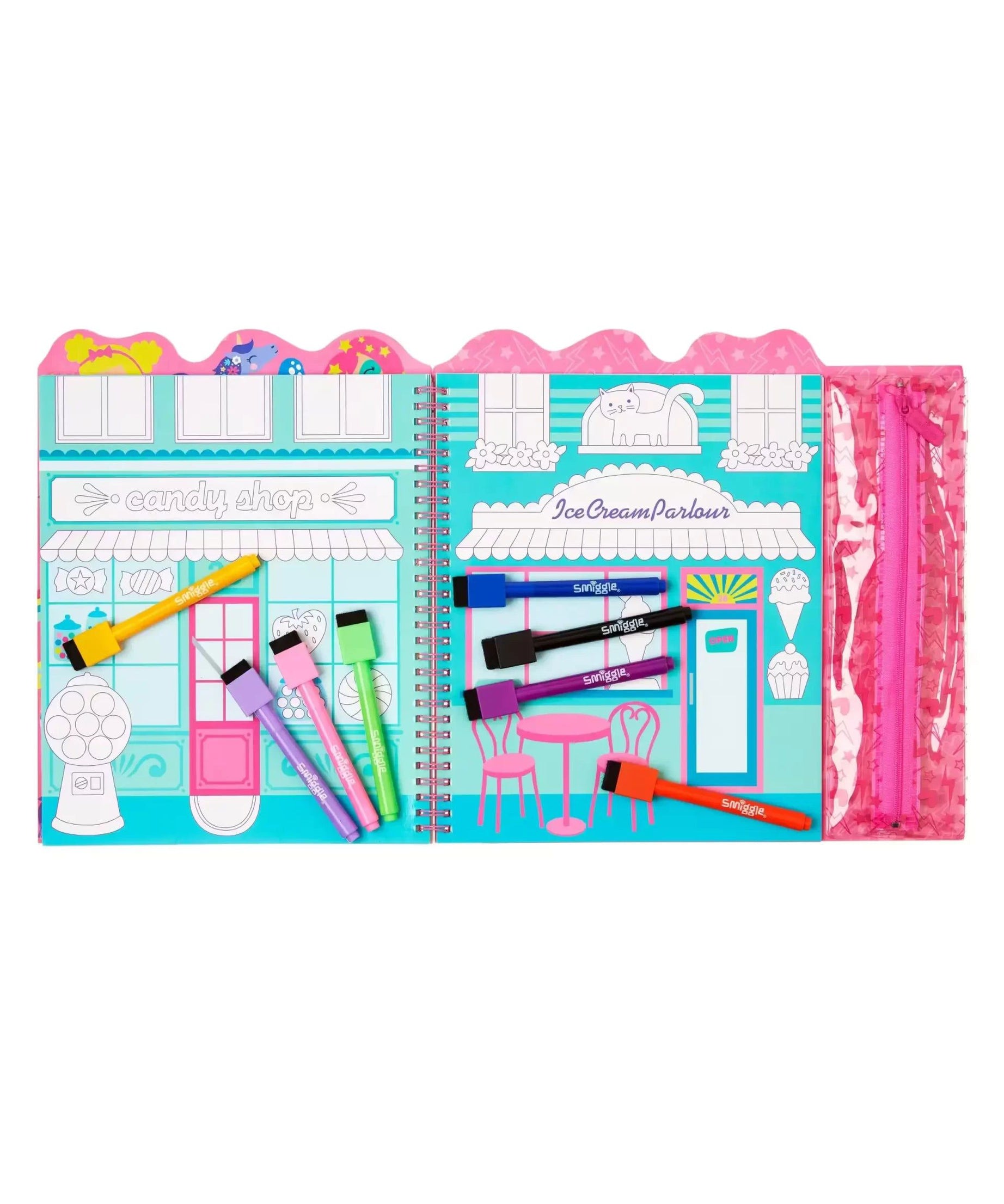 Smiggle - İngilizce İlk Karalama Aktivite Kitabım-Dinossi